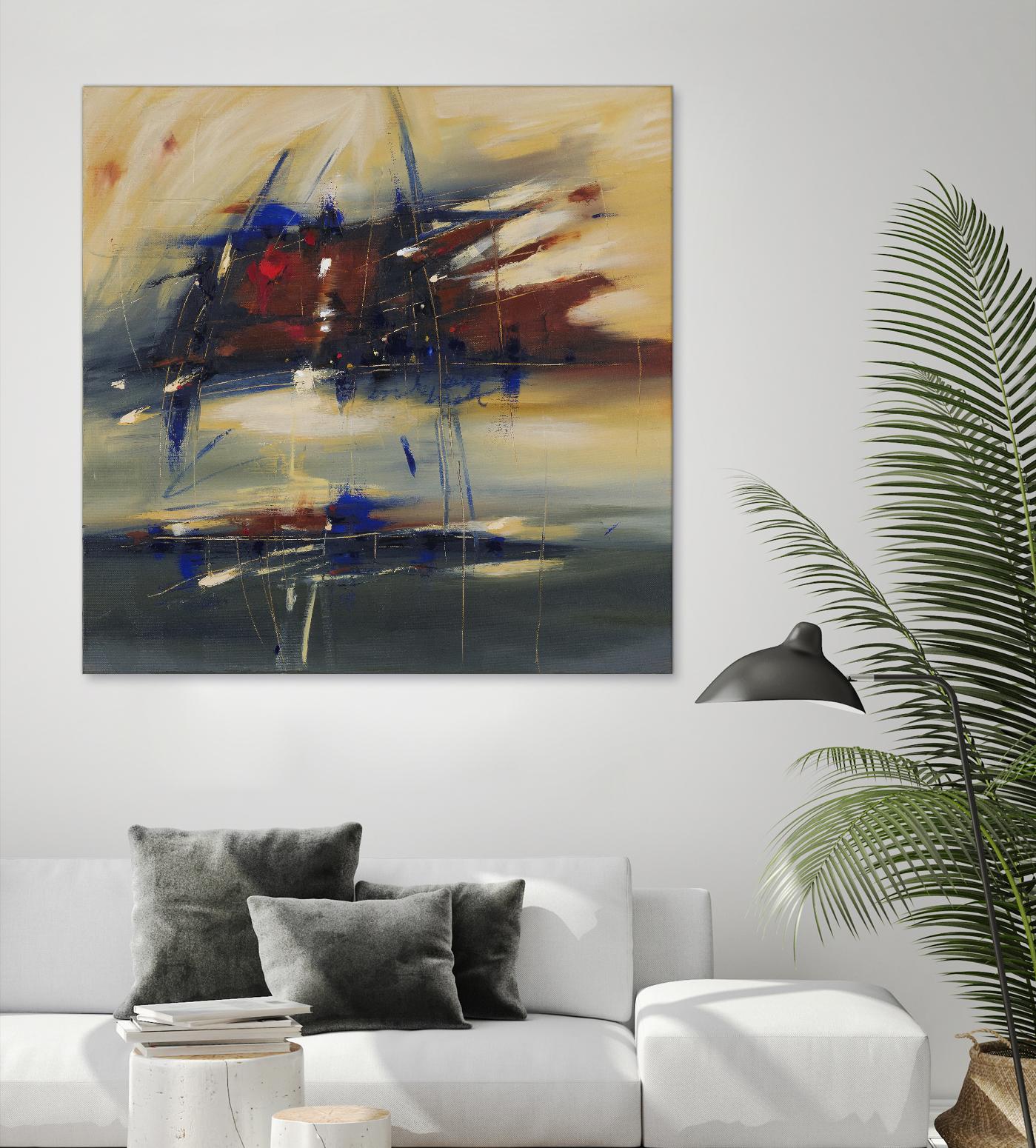 I Carry Your Heart by Cynthia Ligeros on GIANT ART - red abstract