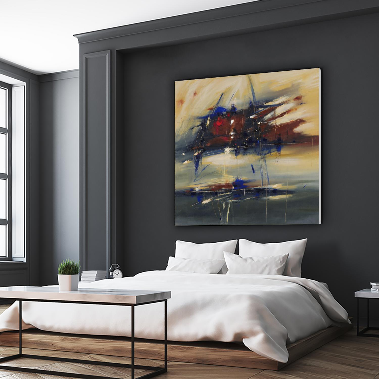 I Carry Your Heart by Cynthia Ligeros on GIANT ART - red abstract