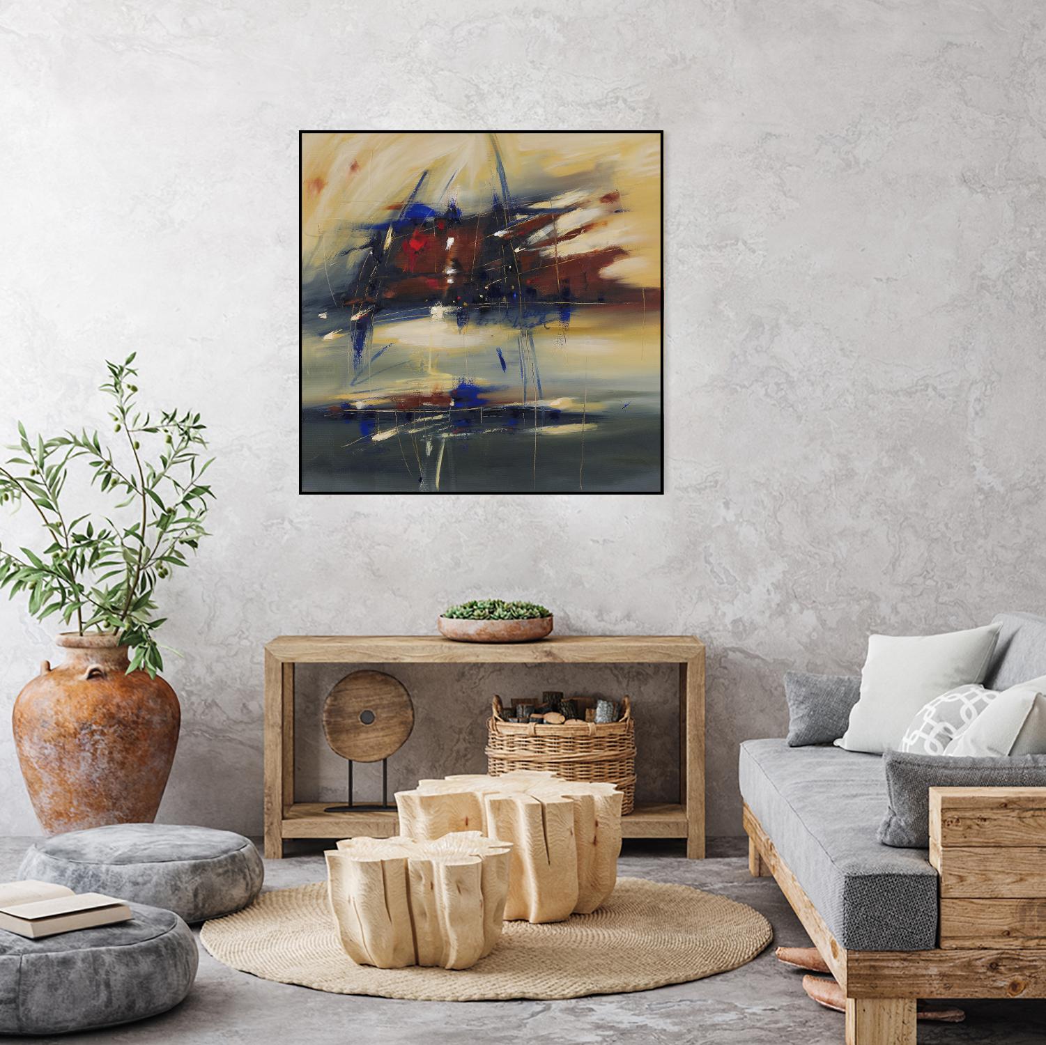 I Carry Your Heart by Cynthia Ligeros on GIANT ART - red abstract