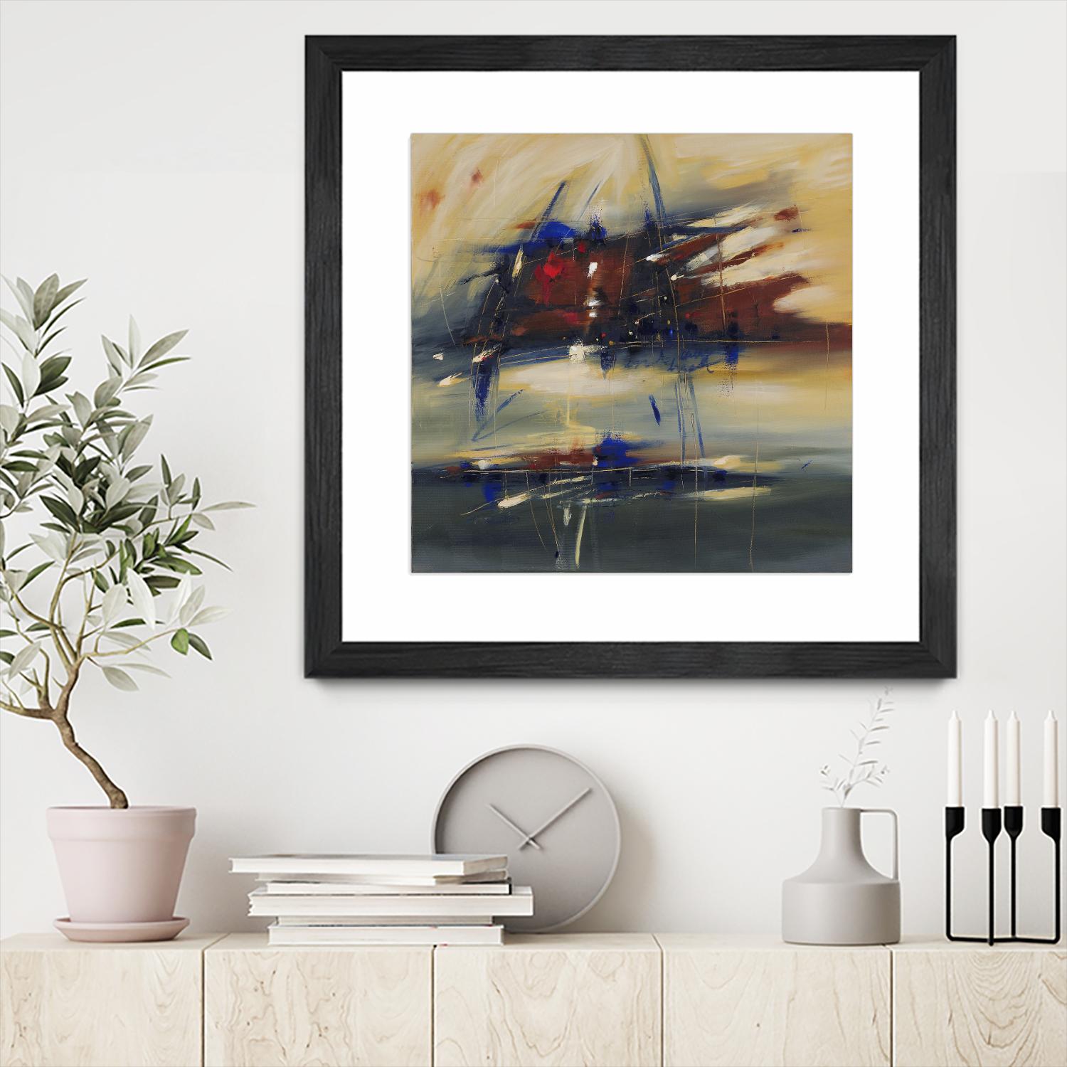 I Carry Your Heart by Cynthia Ligeros on GIANT ART - red abstract