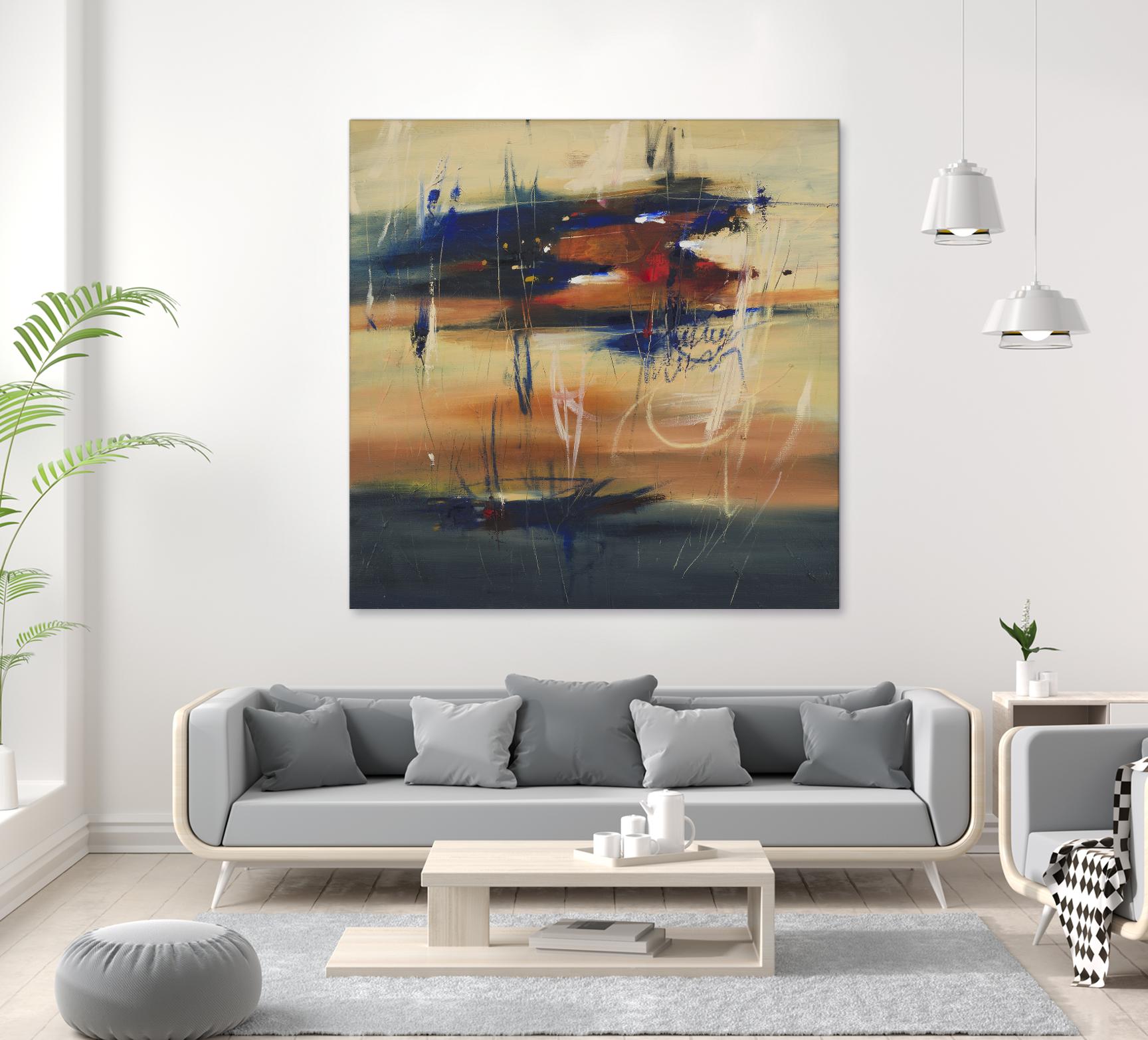 October Dream by Cynthia Ligeros on GIANT ART - red abstract