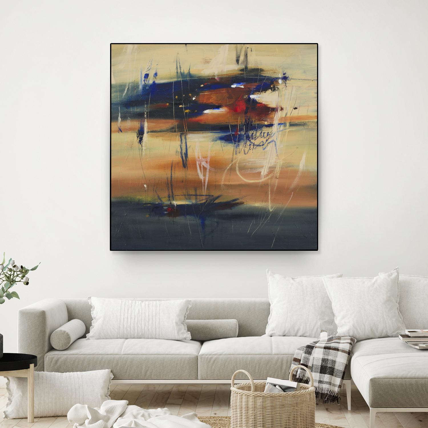 October Dream by Cynthia Ligeros on GIANT ART - red abstract