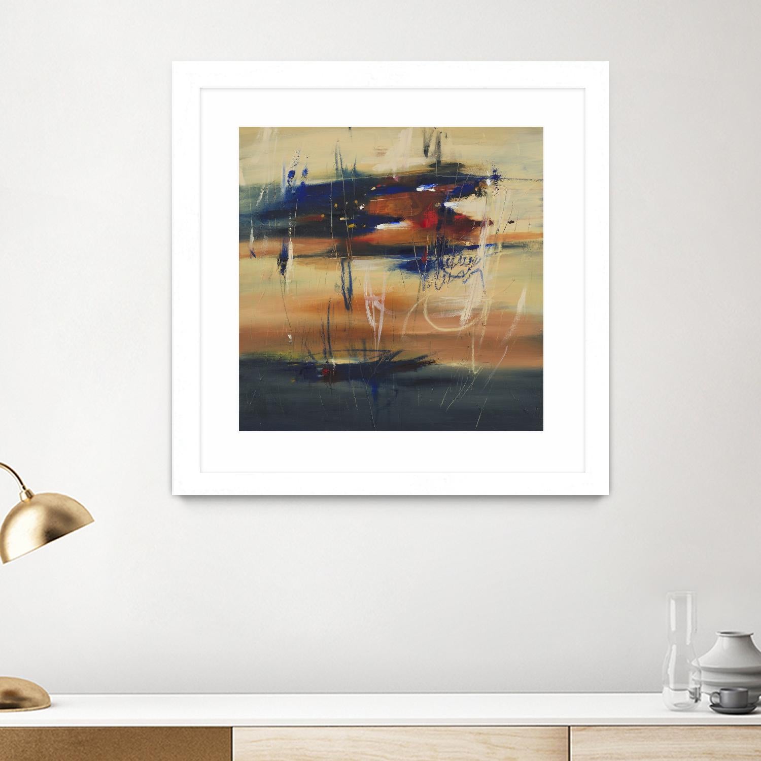 October Dream by Cynthia Ligeros on GIANT ART - red abstract