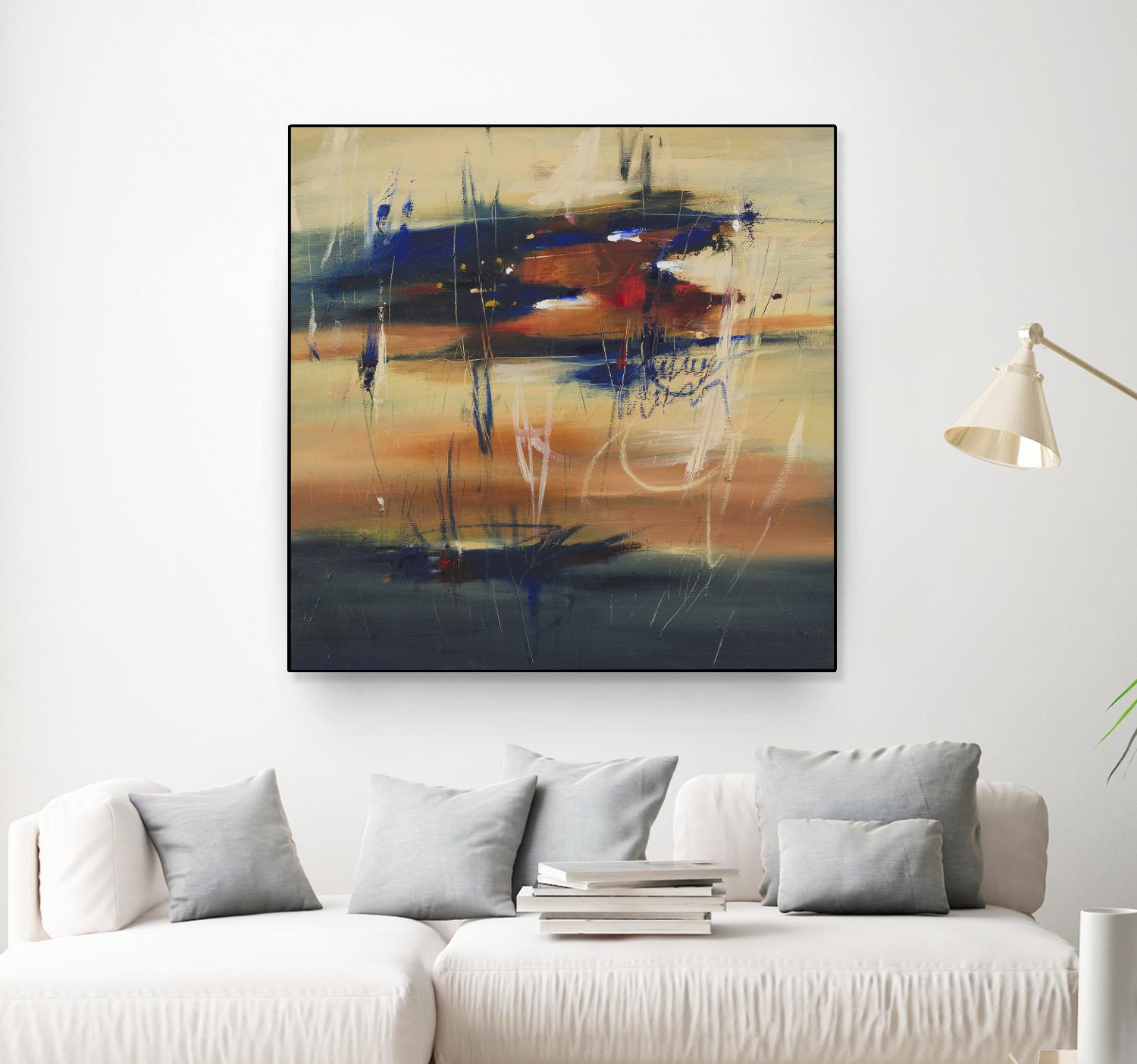 October Dream by Cynthia Ligeros on GIANT ART - red abstract