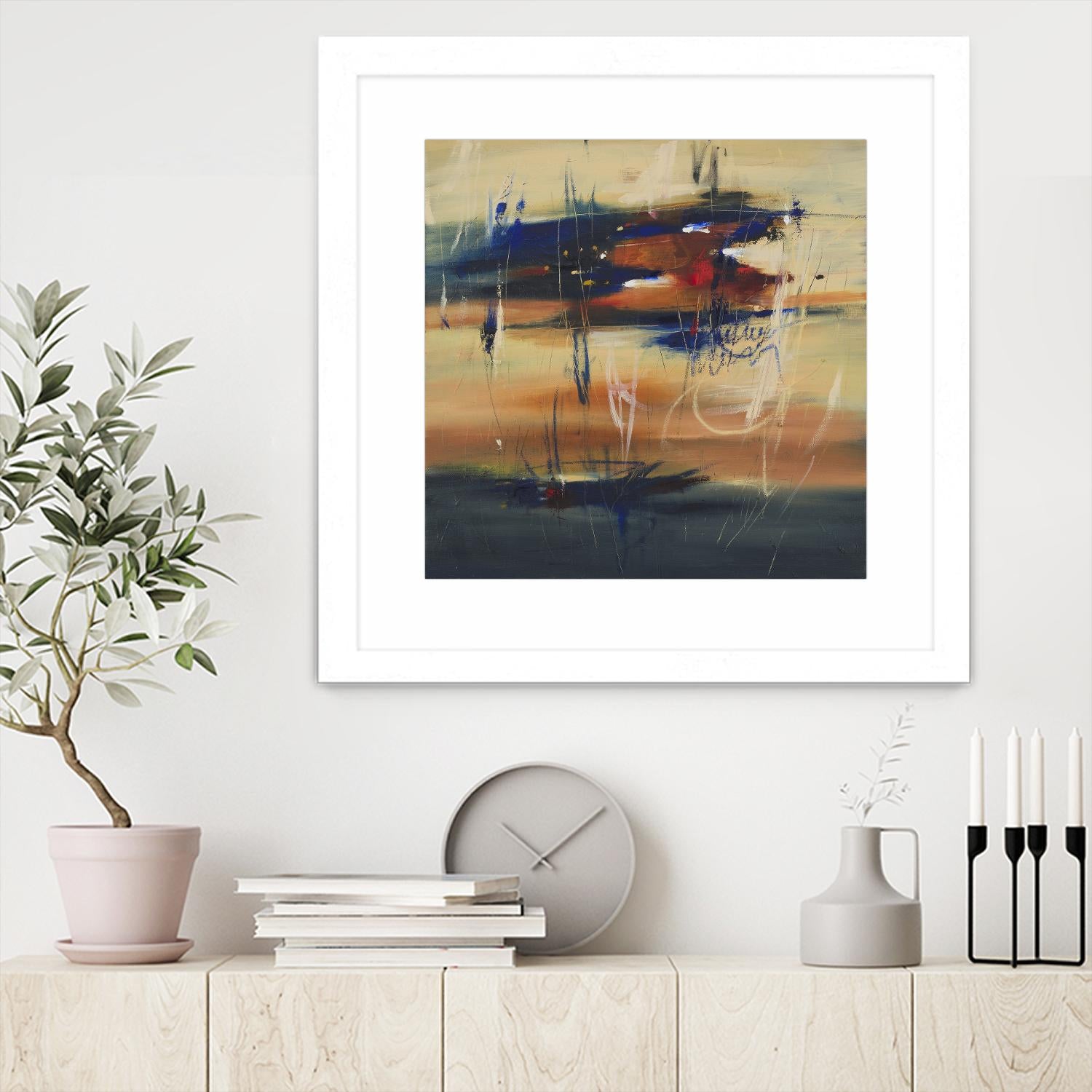 October Dream by Cynthia Ligeros on GIANT ART - red abstract