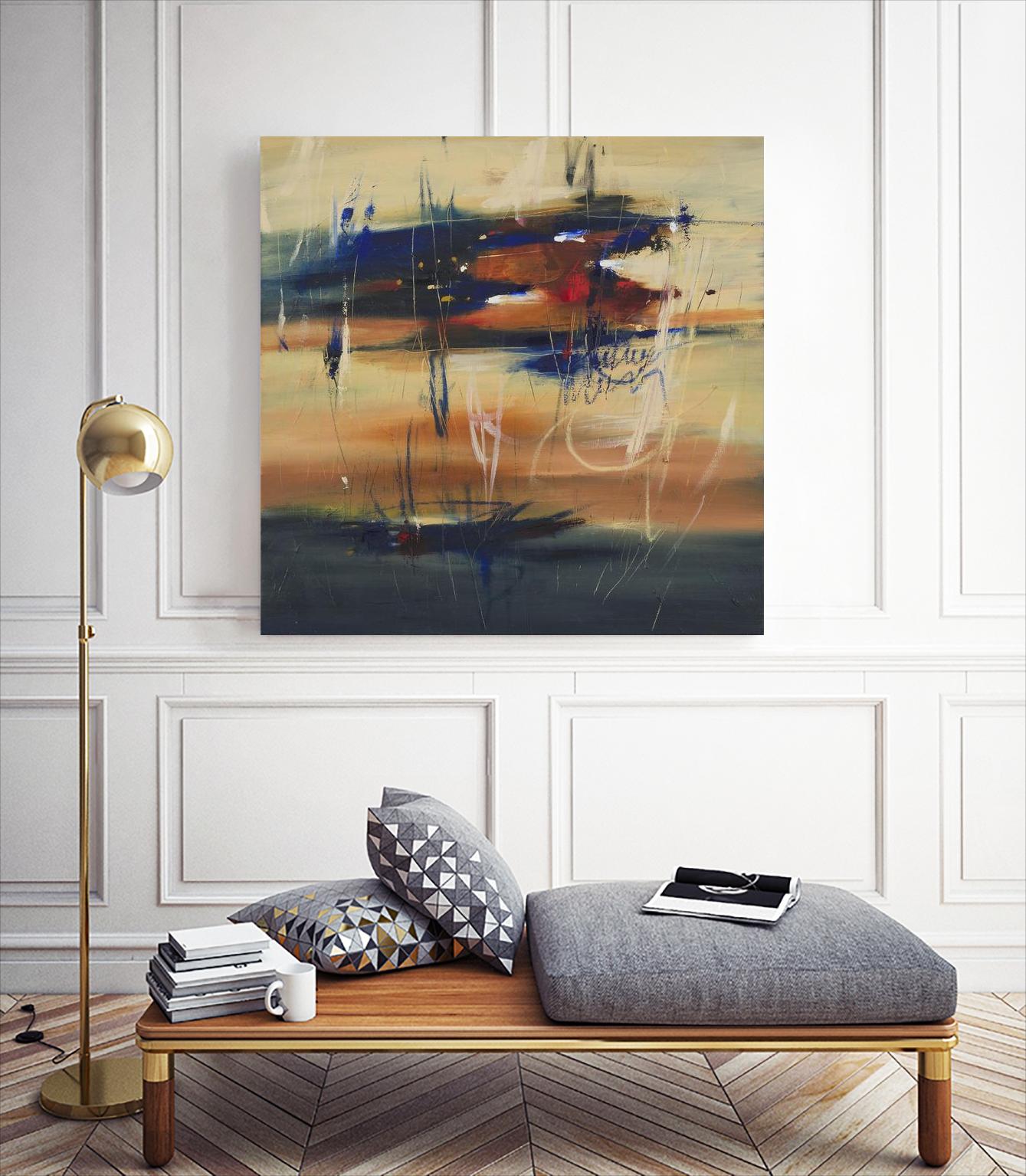 October Dream by Cynthia Ligeros on GIANT ART - red abstract