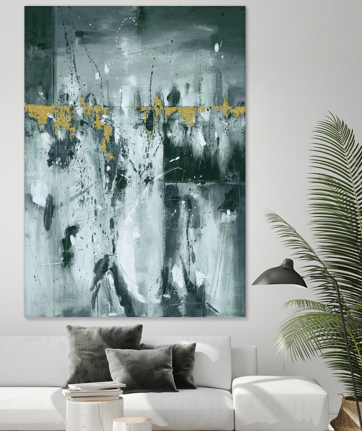 Sweet Sorrow by Cynthia Ligeros on GIANT ART - yellow abstract