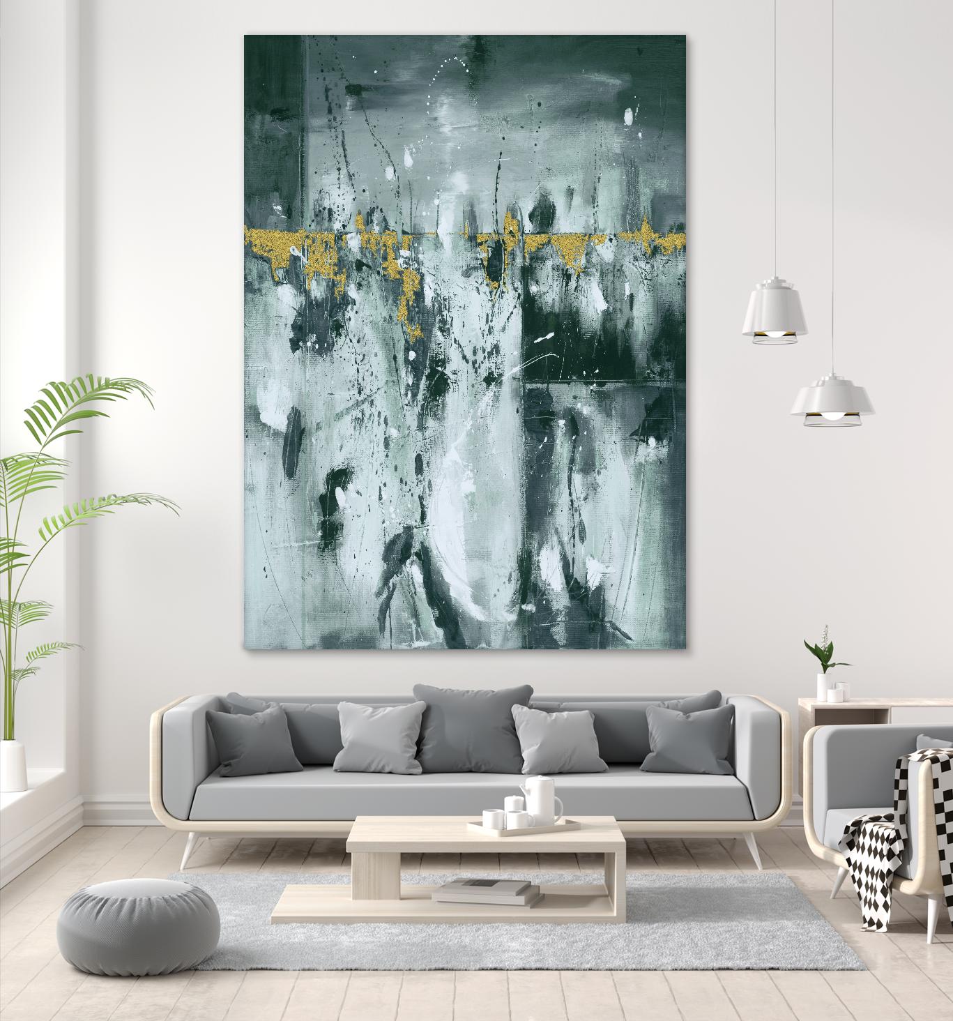 Sweet Sorrow by Cynthia Ligeros on GIANT ART - yellow abstract