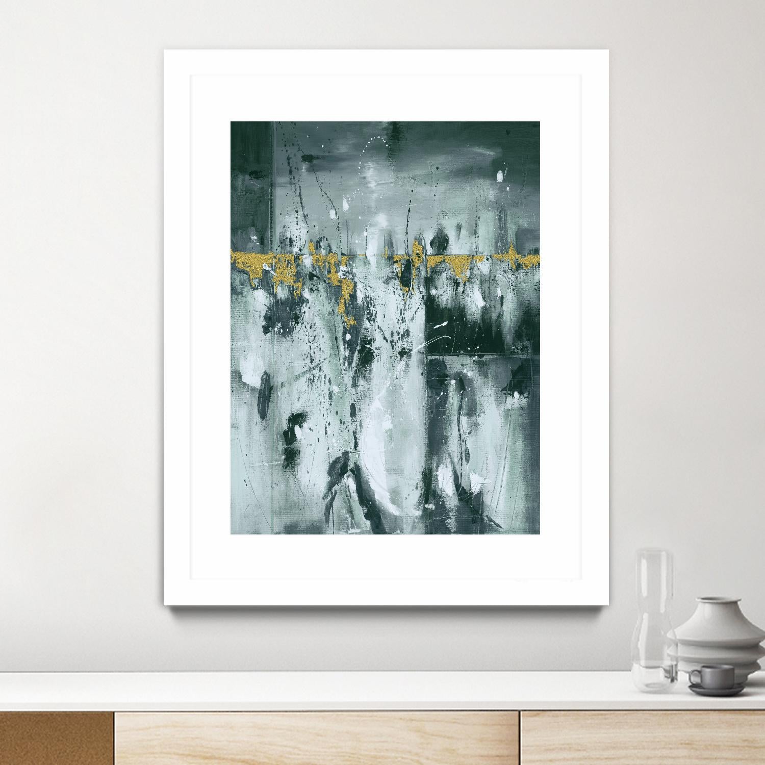 Sweet Sorrow by Cynthia Ligeros on GIANT ART - yellow abstract