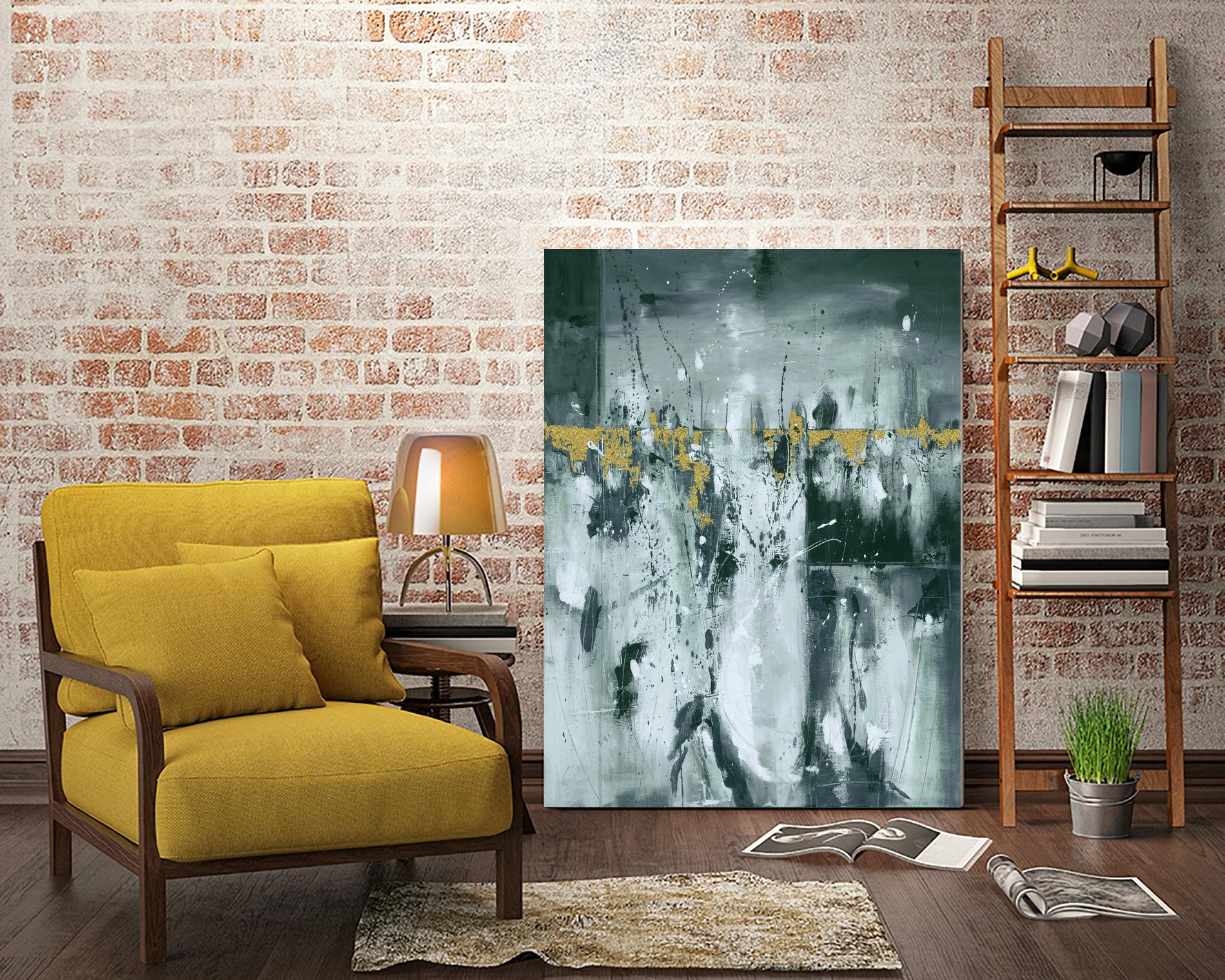 Sweet Sorrow by Cynthia Ligeros on GIANT ART - yellow abstract