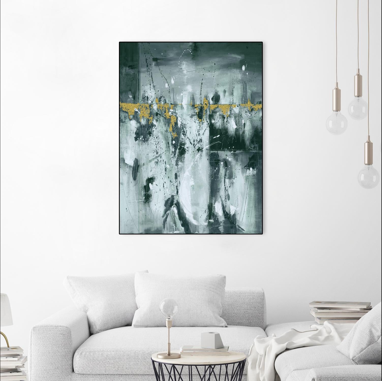 Sweet Sorrow by Cynthia Ligeros on GIANT ART - yellow abstract