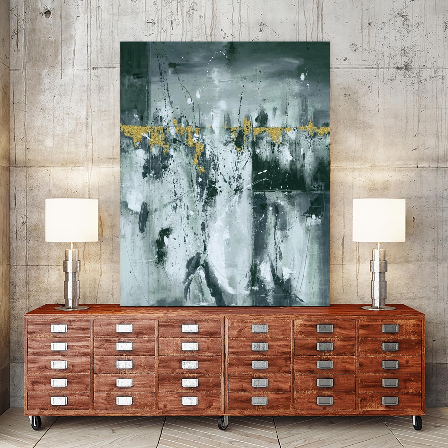 Sweet Sorrow by Cynthia Ligeros on GIANT ART - yellow abstract