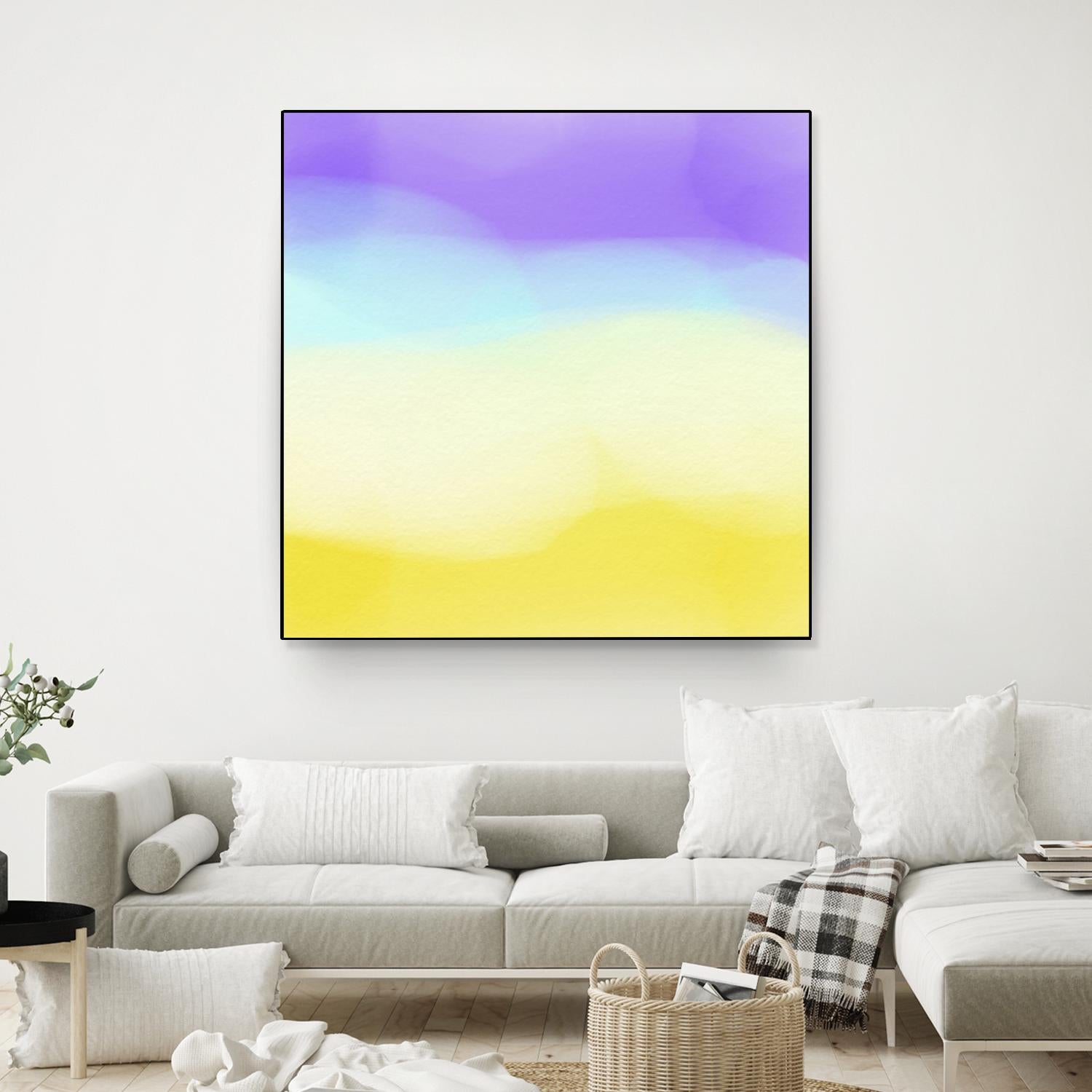 Glowing by Christina Essue on GIANT ART - purple abstract