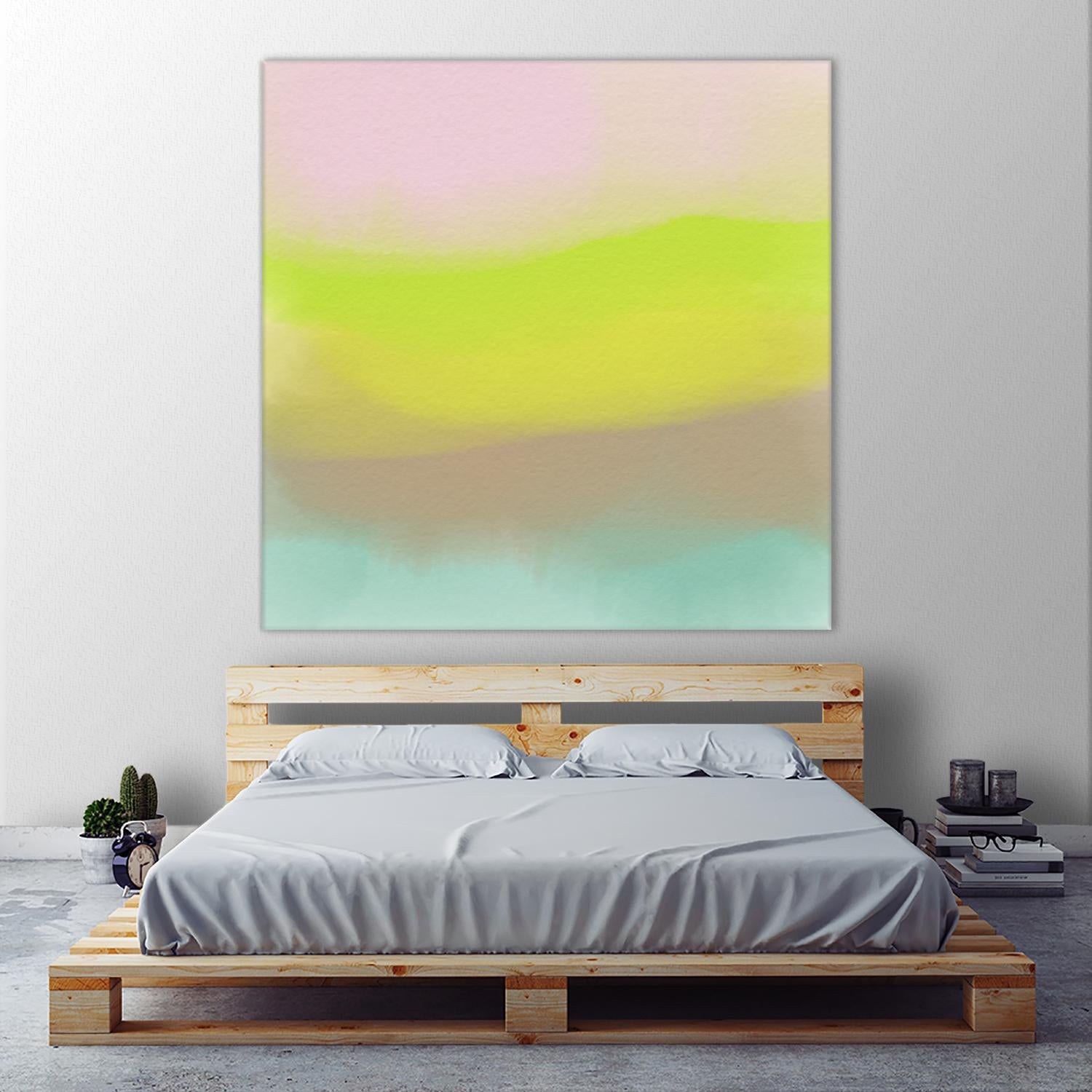 Echo by Christina Essue on GIANT ART - pink abstract