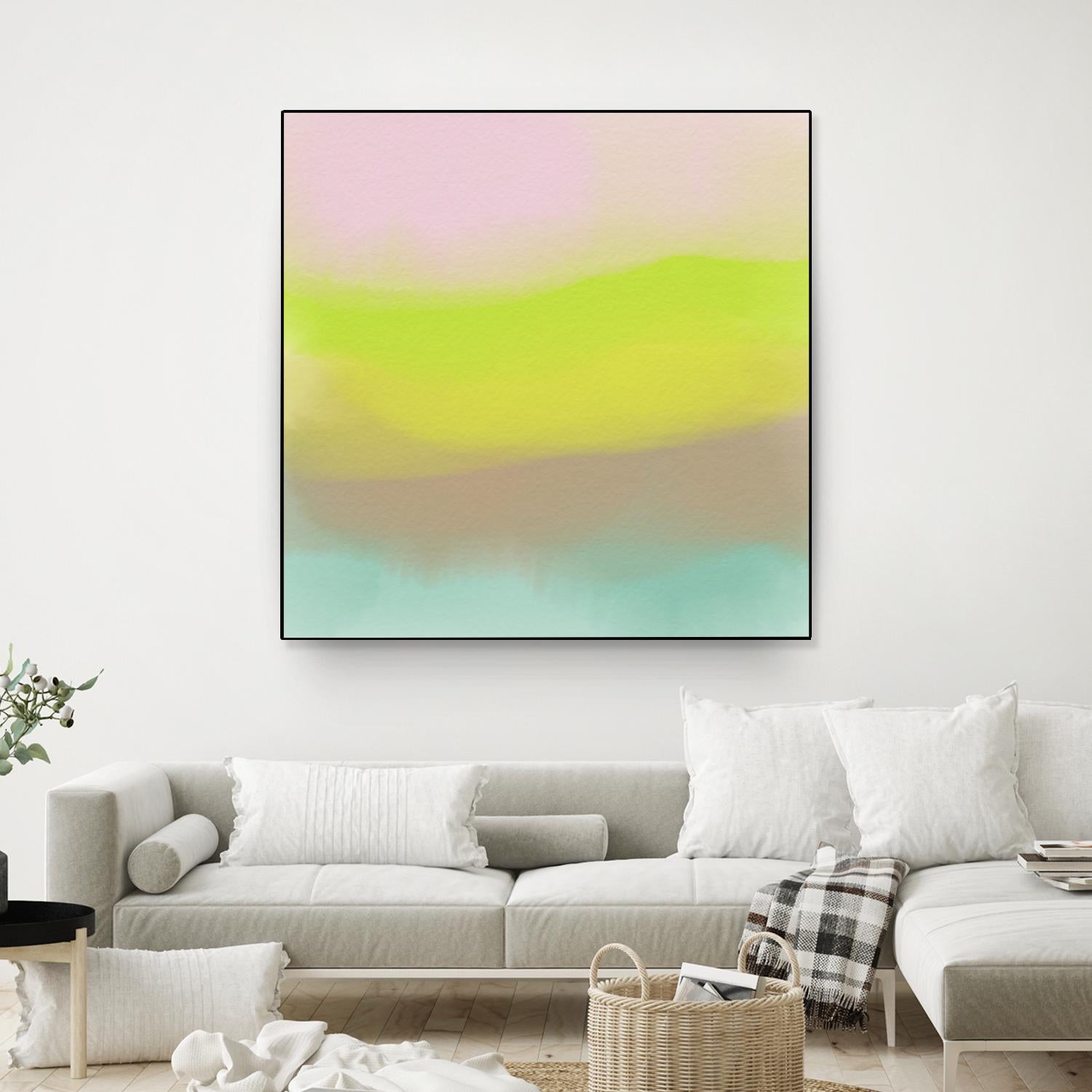 Echo by Christina Essue on GIANT ART - pink abstract