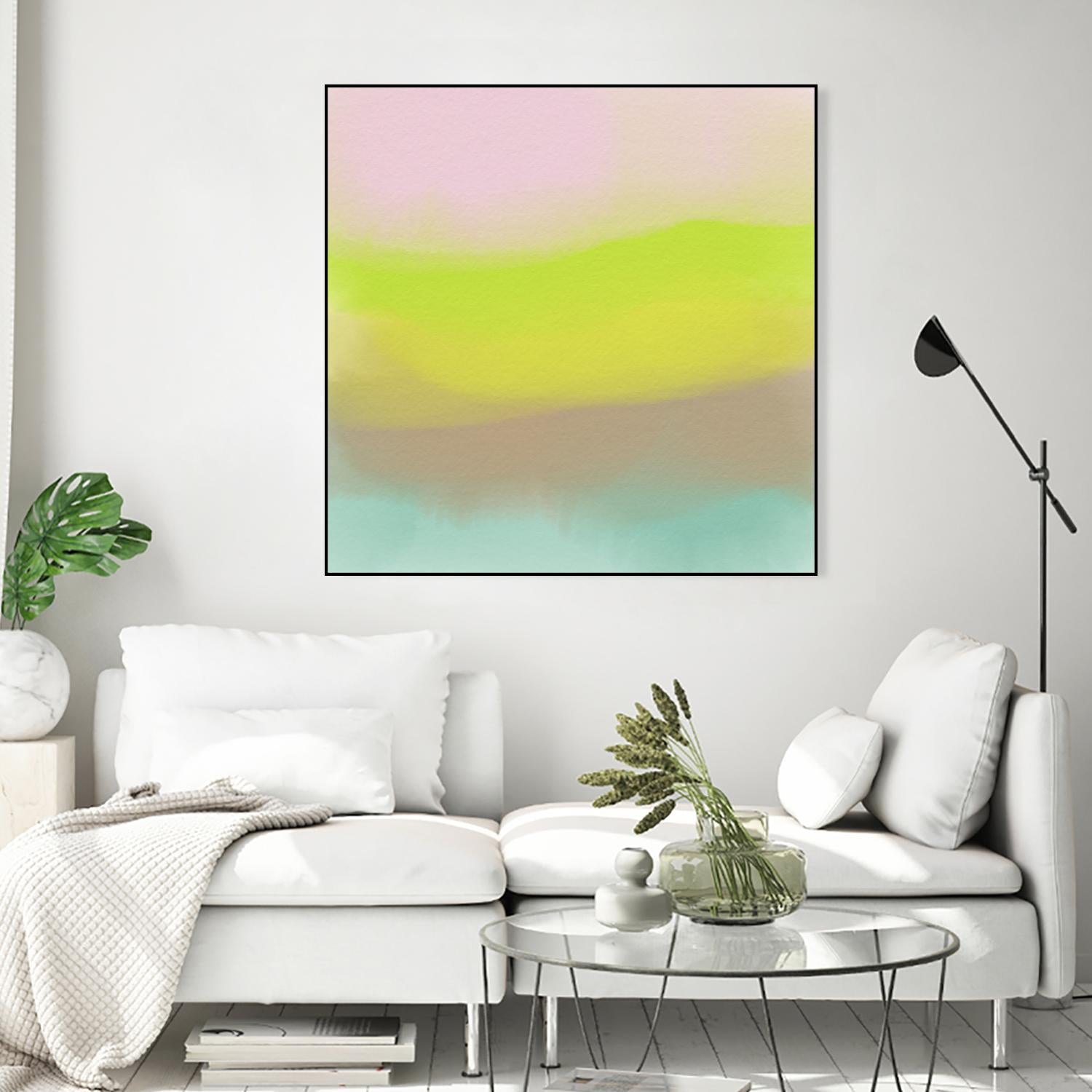 Echo by Christina Essue on GIANT ART - pink abstract