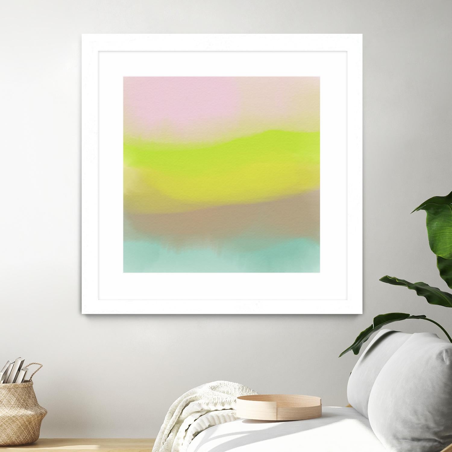 Echo by Christina Essue on GIANT ART - pink abstract