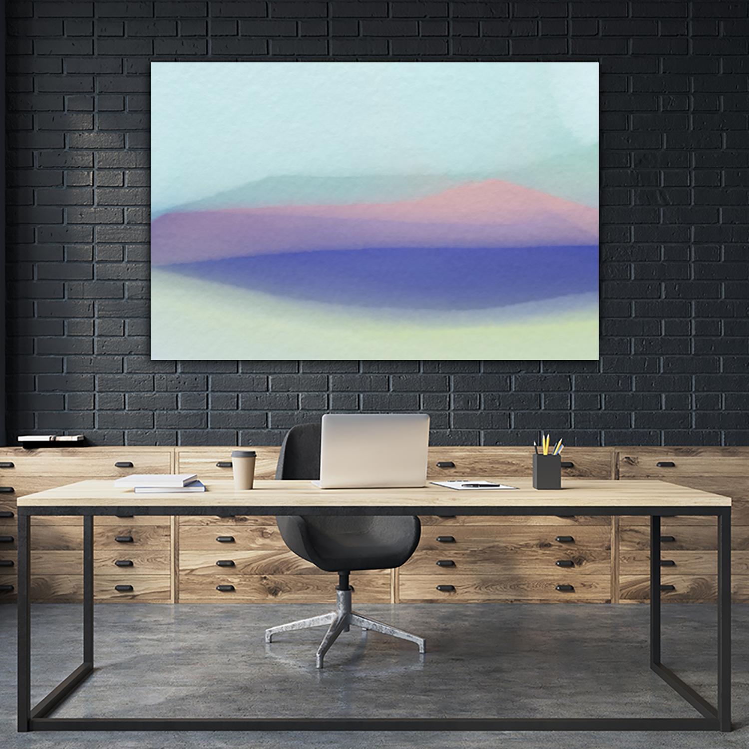 Waves by Christina Essue on GIANT ART - purple abstract