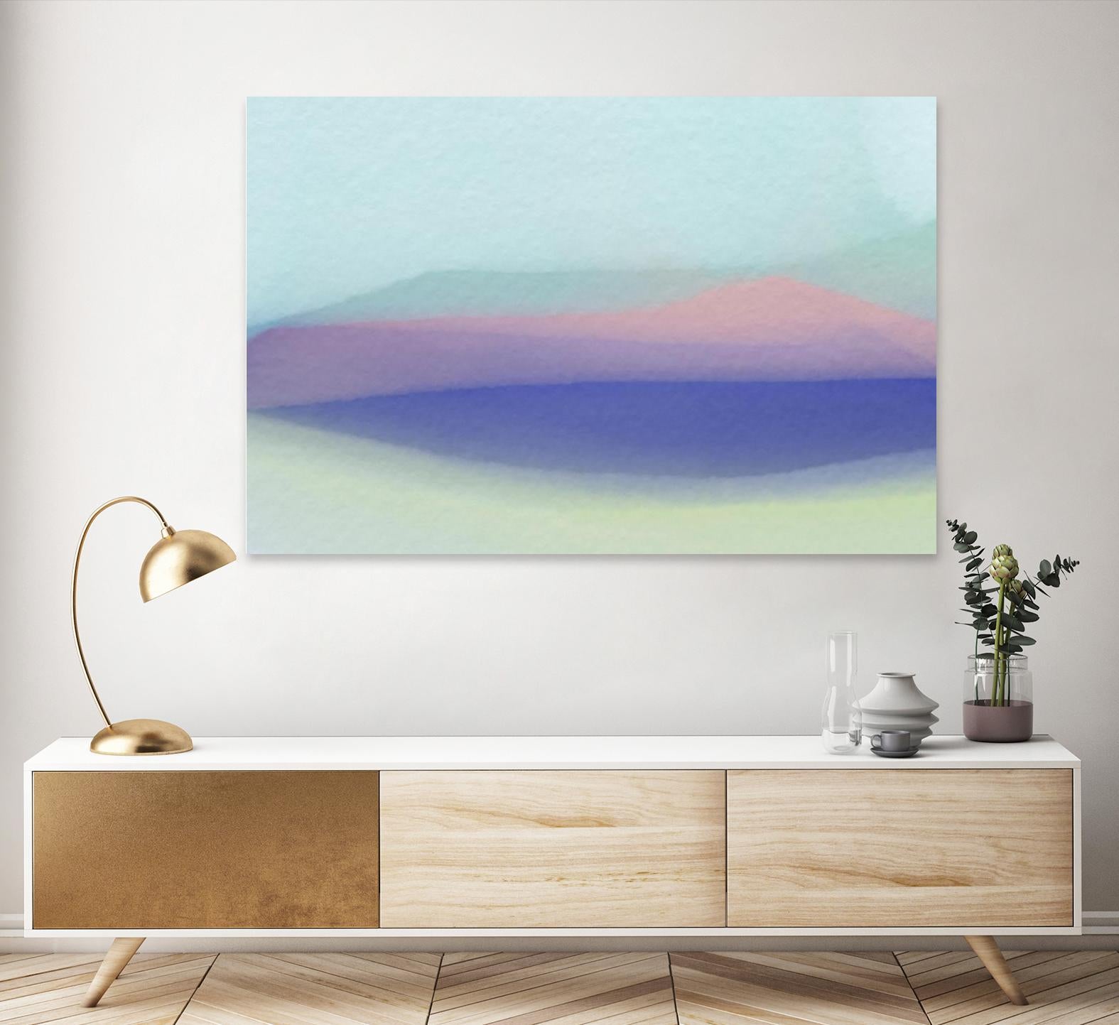 Waves by Christina Essue on GIANT ART - purple abstract