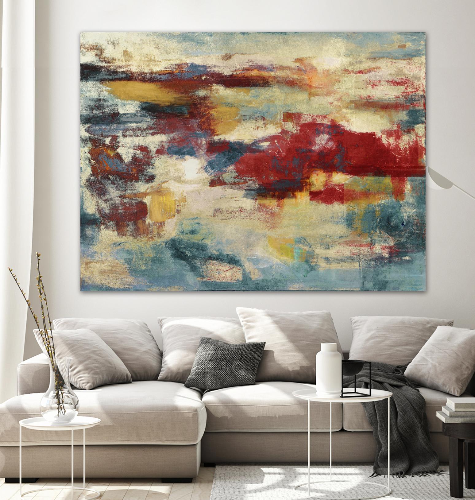 Path of Light by Christina Madden on GIANT ART - blue abstract