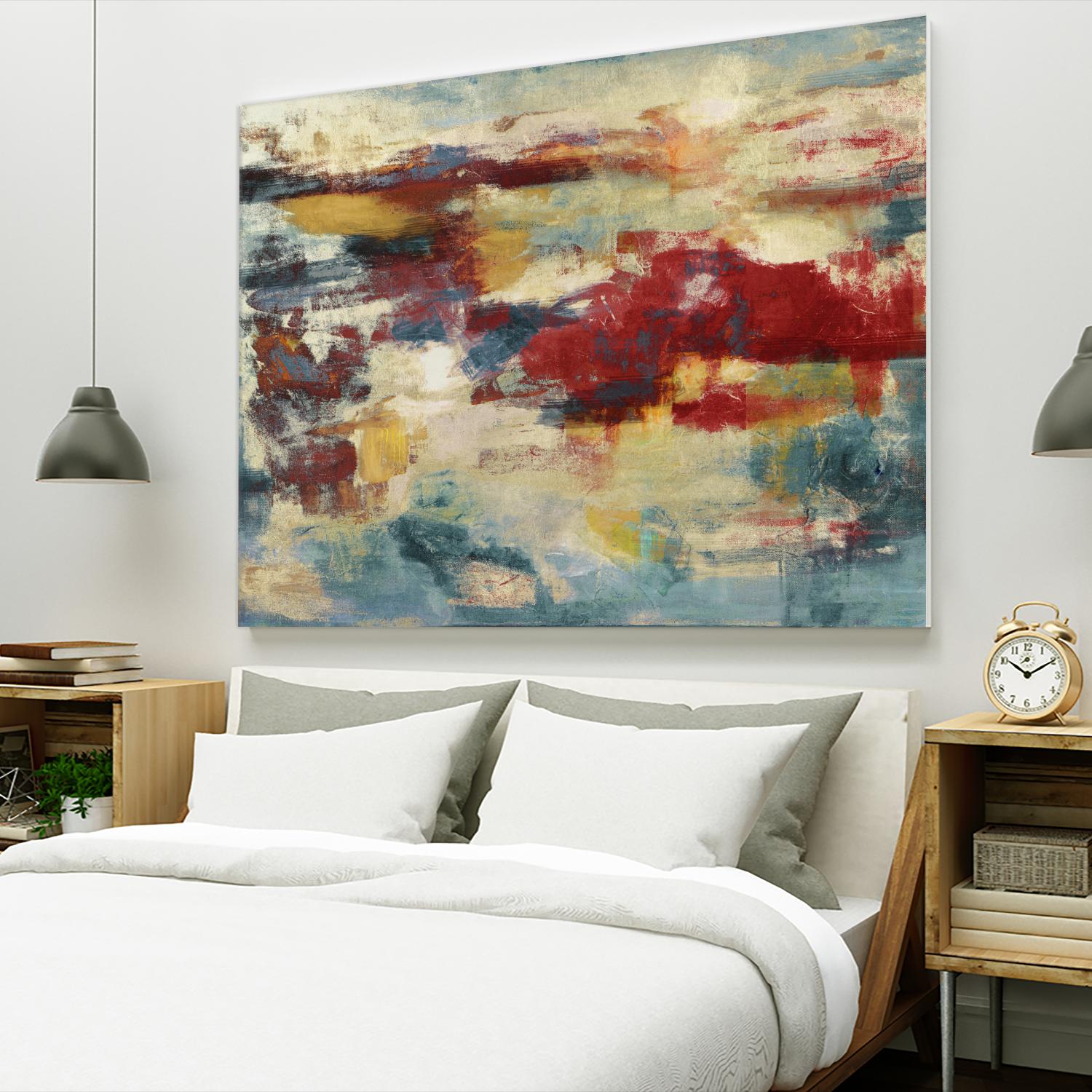 Path of Light by Christina Madden on GIANT ART - blue abstract