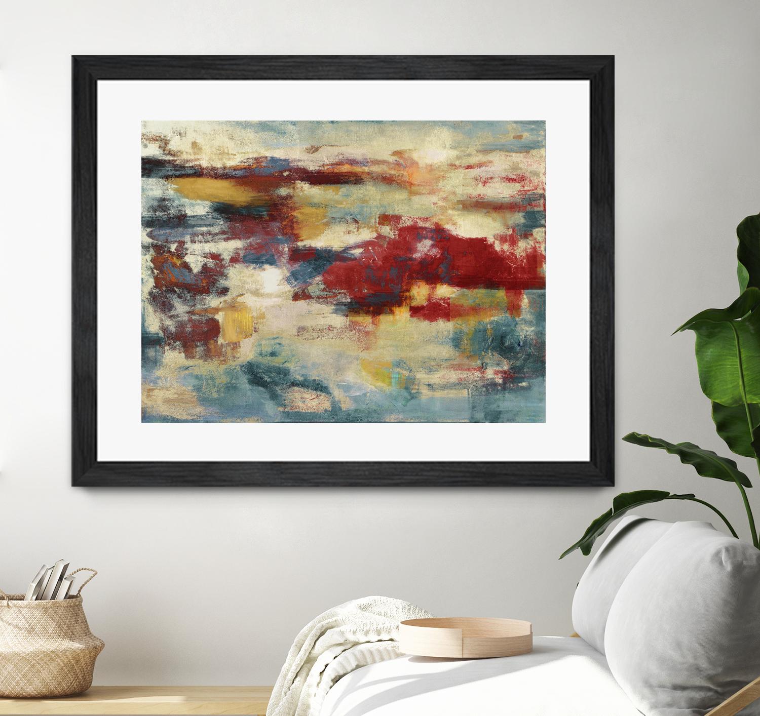 Path of Light by Christina Madden on GIANT ART - blue abstract