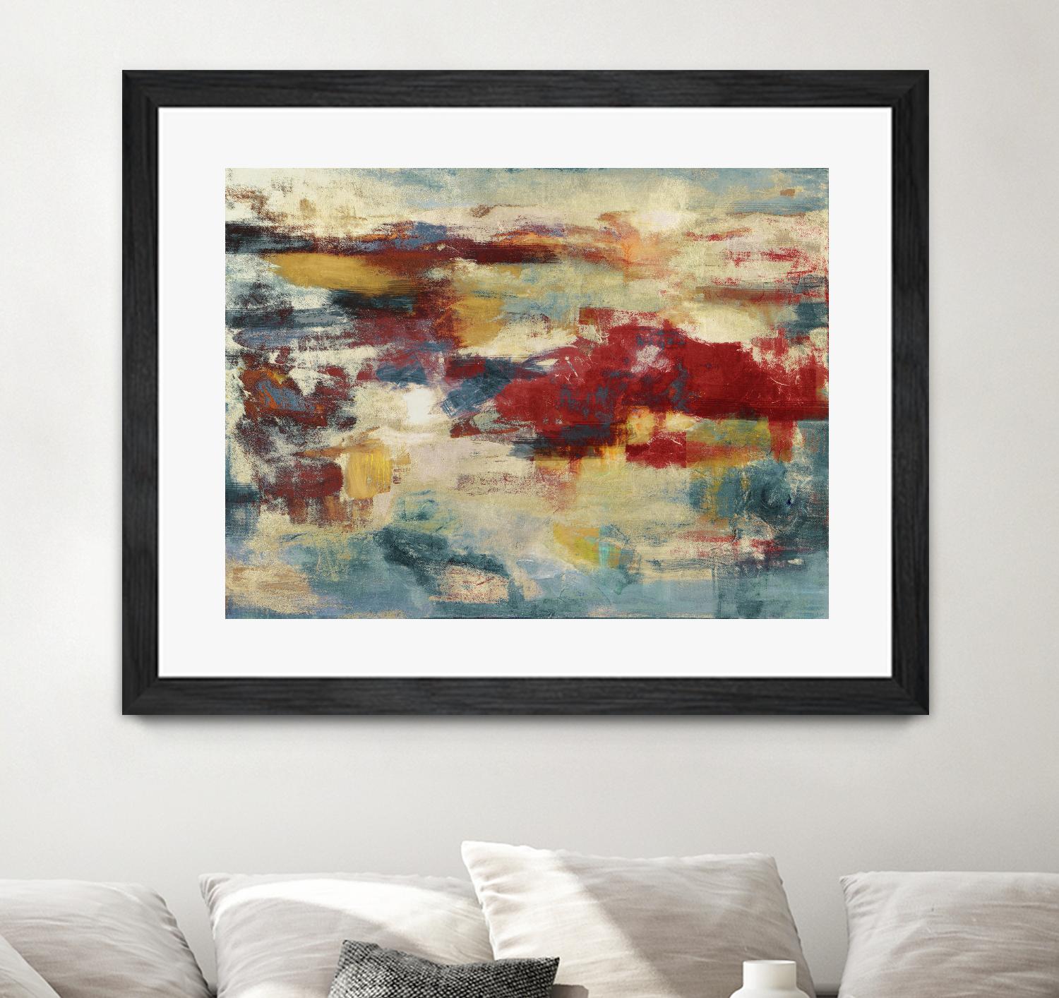 Path of Light by Christina Madden on GIANT ART - blue abstract