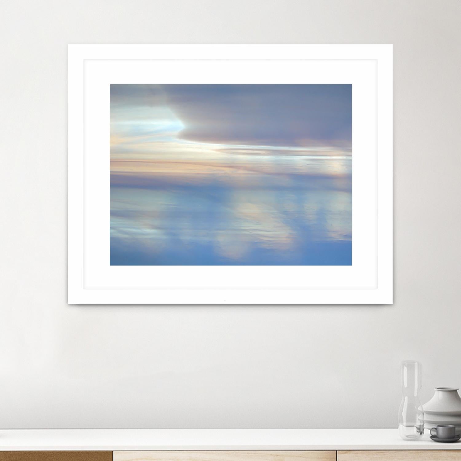 Dappled Pink Horizomn by Jim Christensen on GIANT ART - white abstract