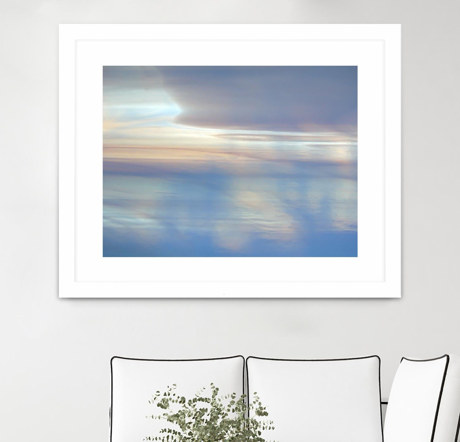 Dappled Pink Horizomn by Jim Christensen on GIANT ART - white abstract