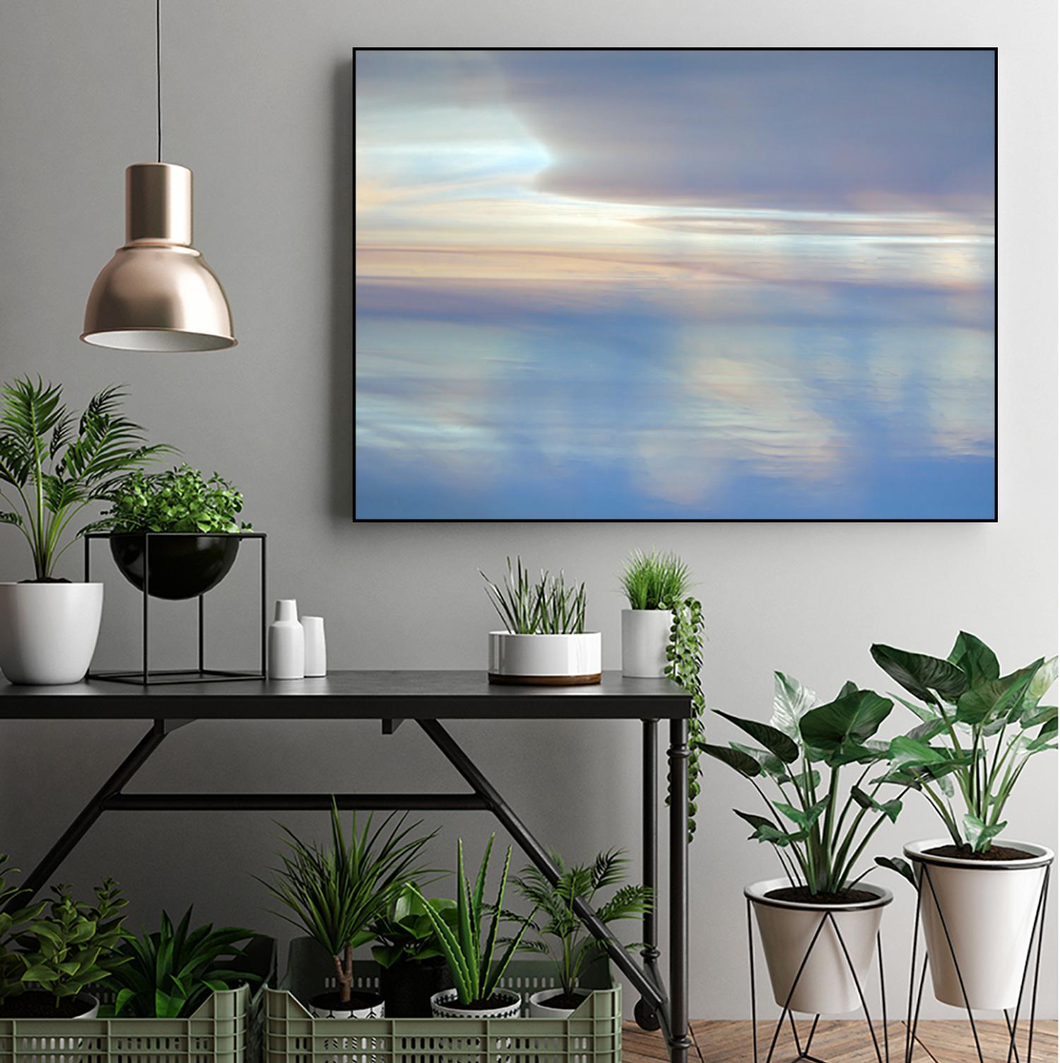 Dappled Pink Horizomn by Jim Christensen on GIANT ART - white abstract