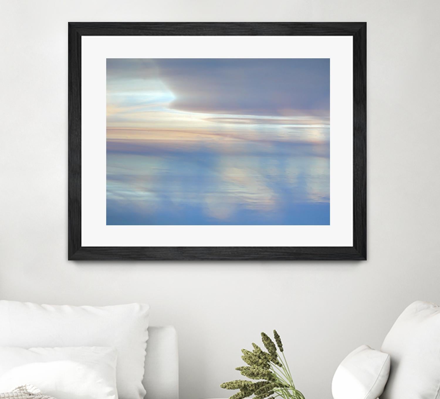 Dappled Pink Horizomn by Jim Christensen on GIANT ART - white abstract