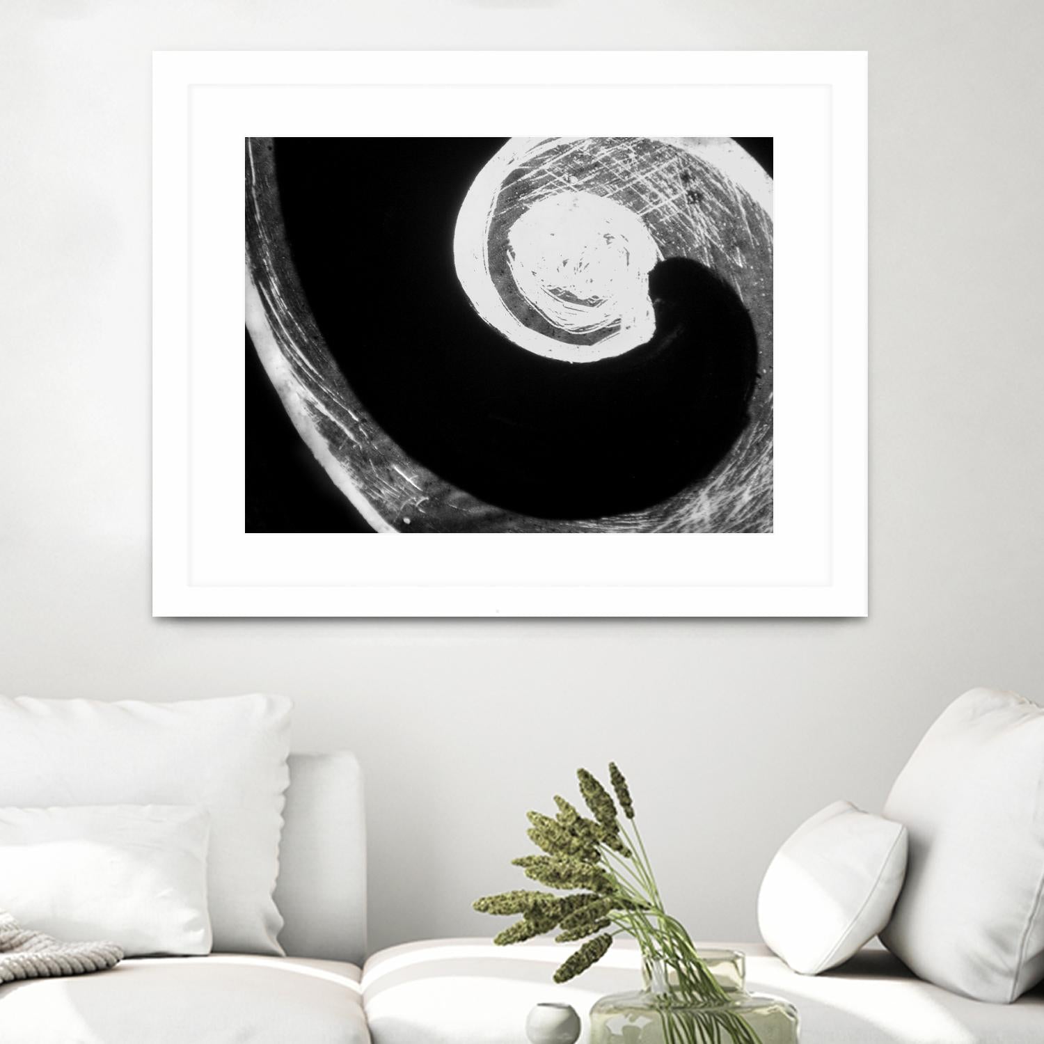 Textural Abstraction III by Jim Christensen on GIANT ART - white abstract