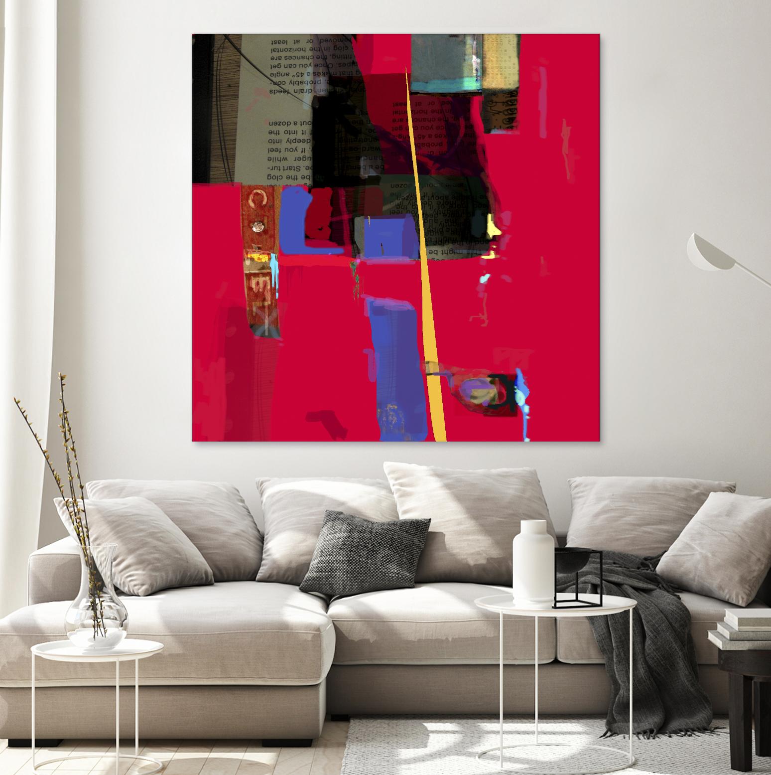 Memories II by Daniel Tollas on GIANT ART - purple abstract