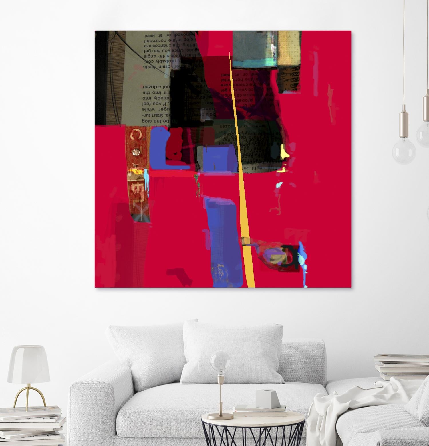 Memories II by Daniel Tollas on GIANT ART - purple abstract