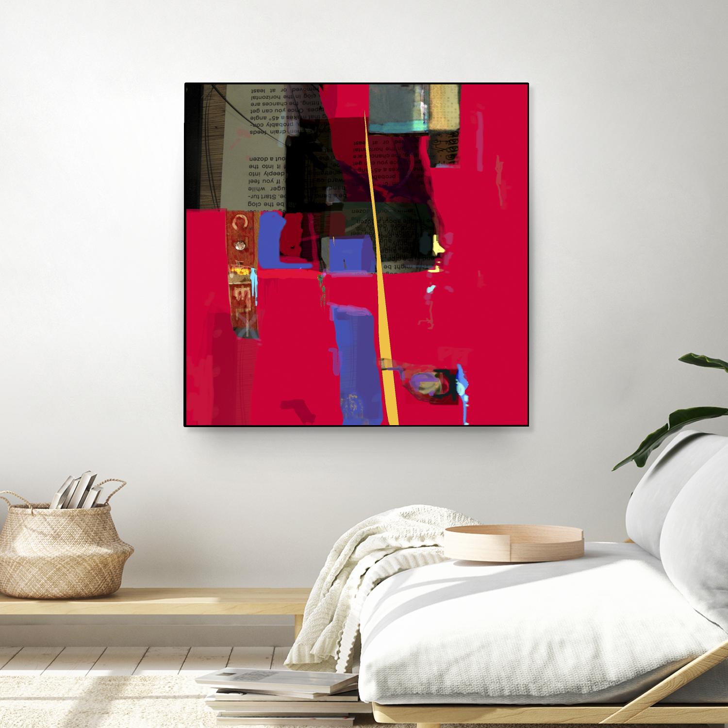 Memories II by Daniel Tollas on GIANT ART - purple abstract