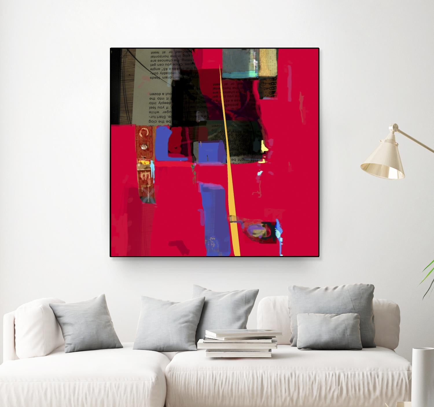 Memories II by Daniel Tollas on GIANT ART - purple abstract