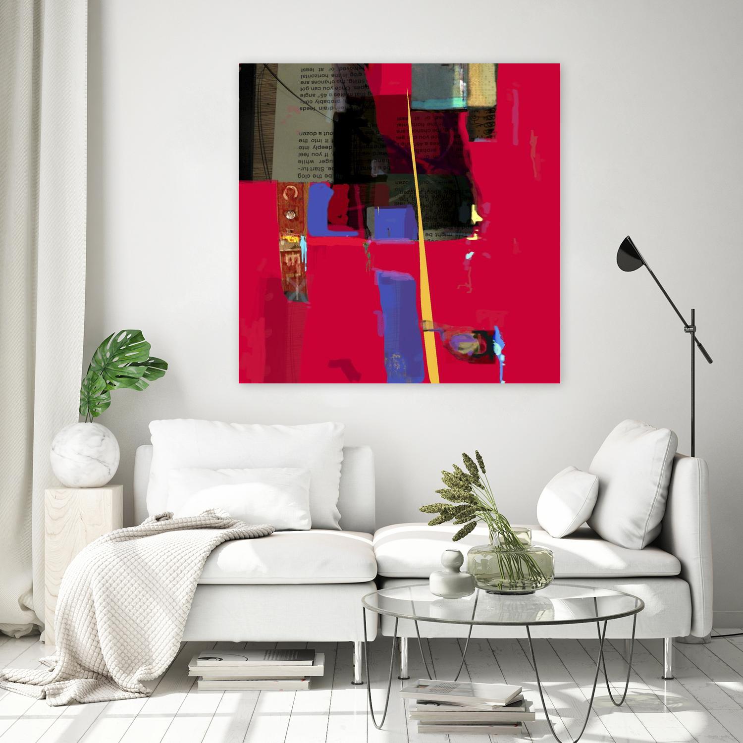 Memories II by Daniel Tollas on GIANT ART - purple abstract