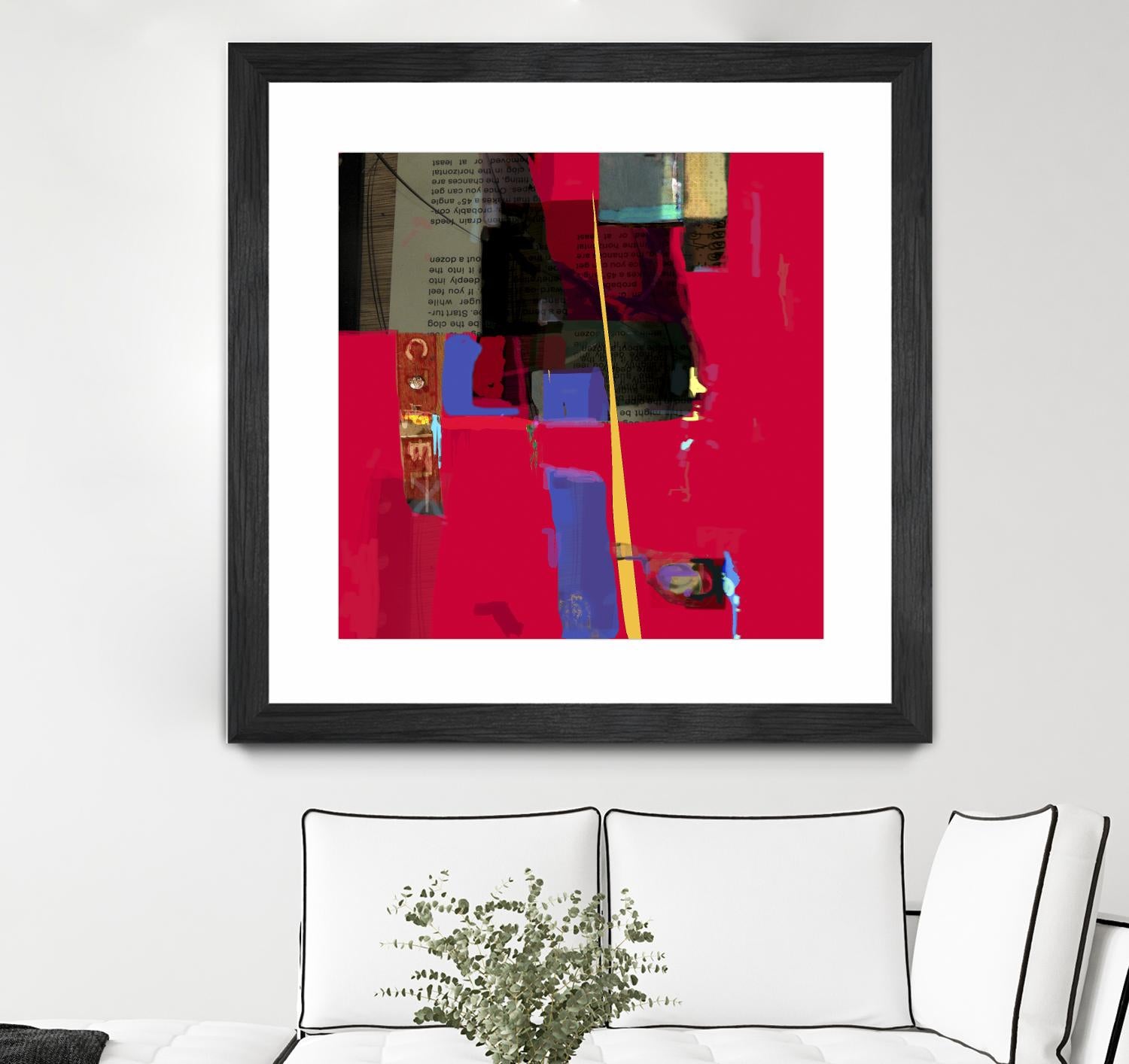 Memories II by Daniel Tollas on GIANT ART - purple abstract