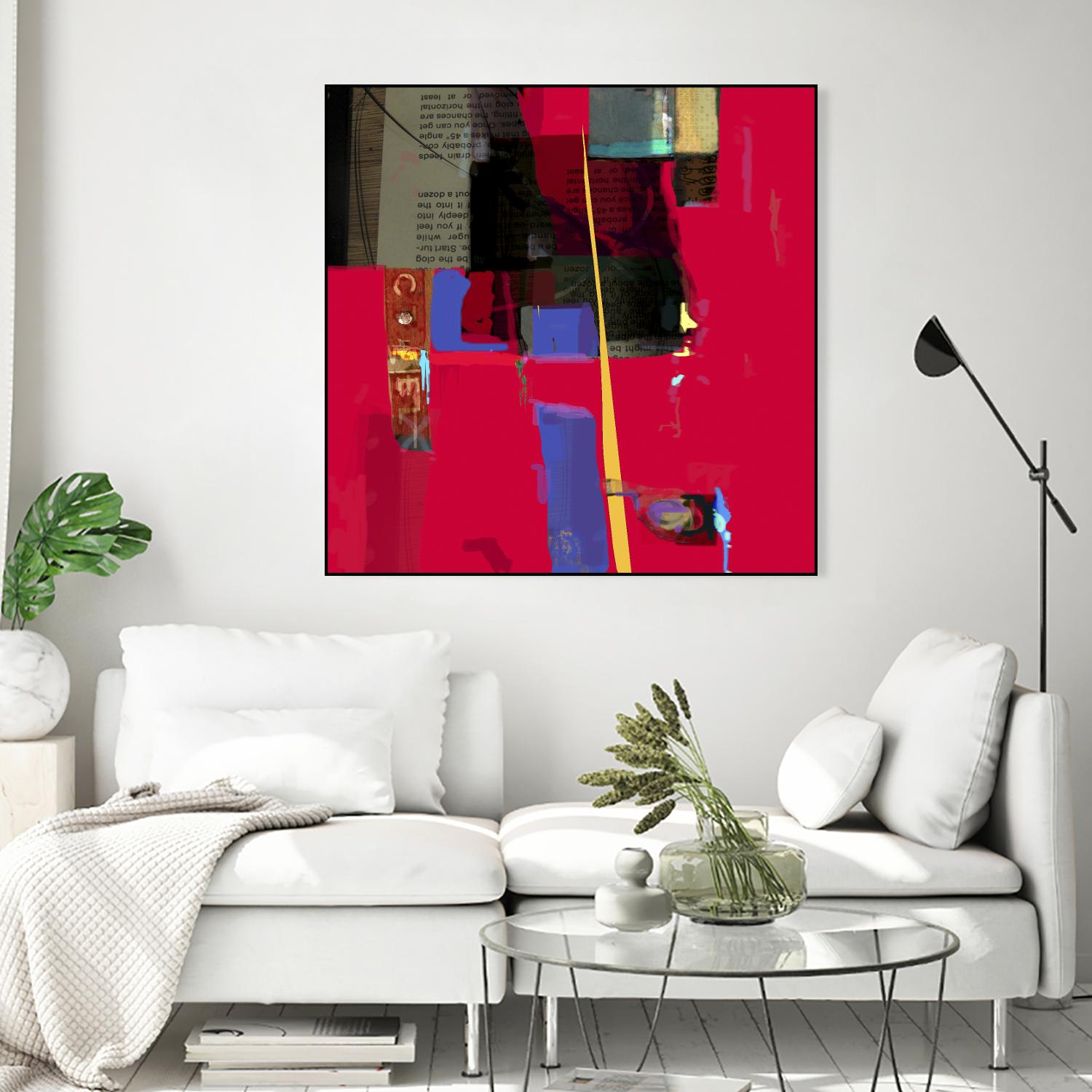 Memories II by Daniel Tollas on GIANT ART - purple abstract