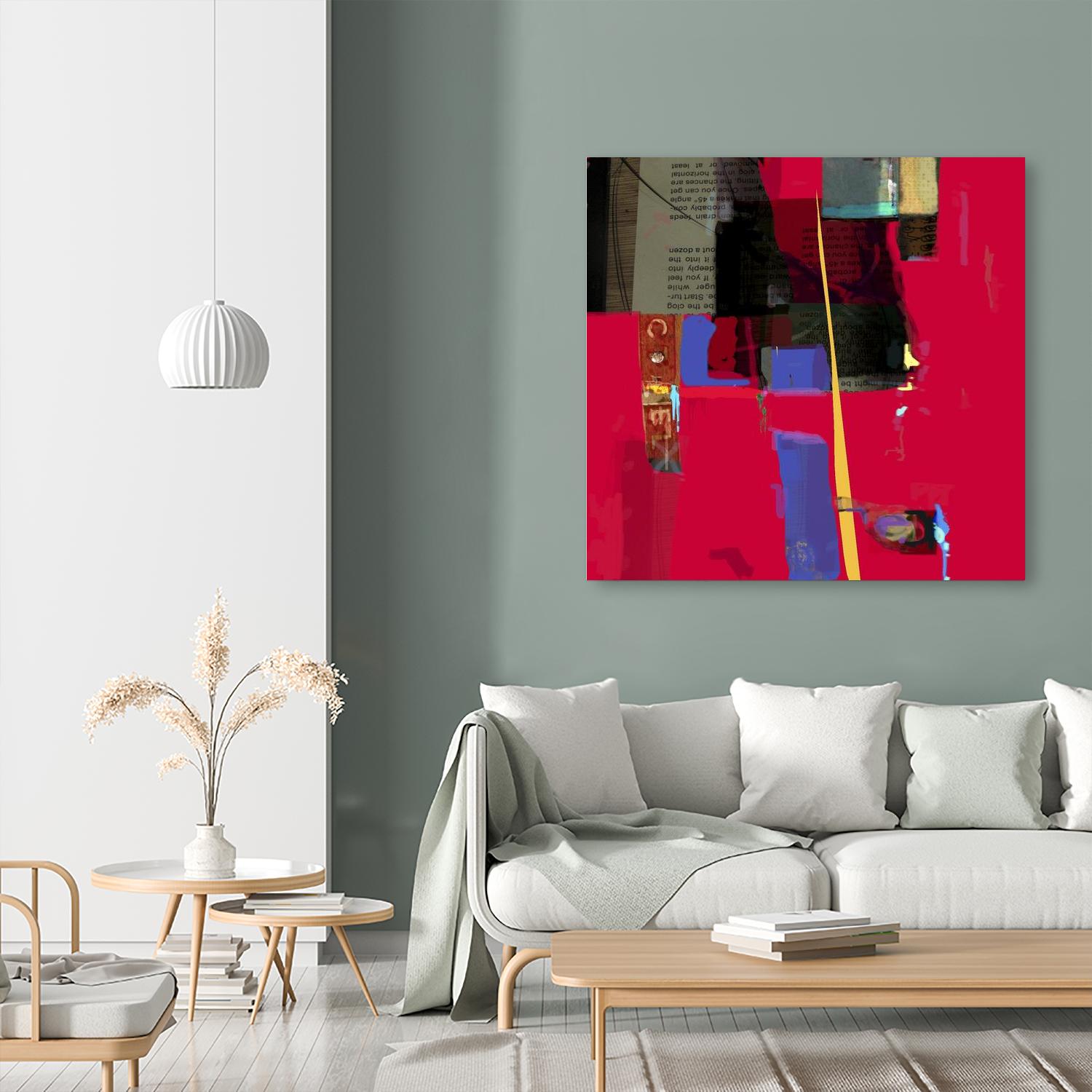 Memories II by Daniel Tollas on GIANT ART - purple abstract