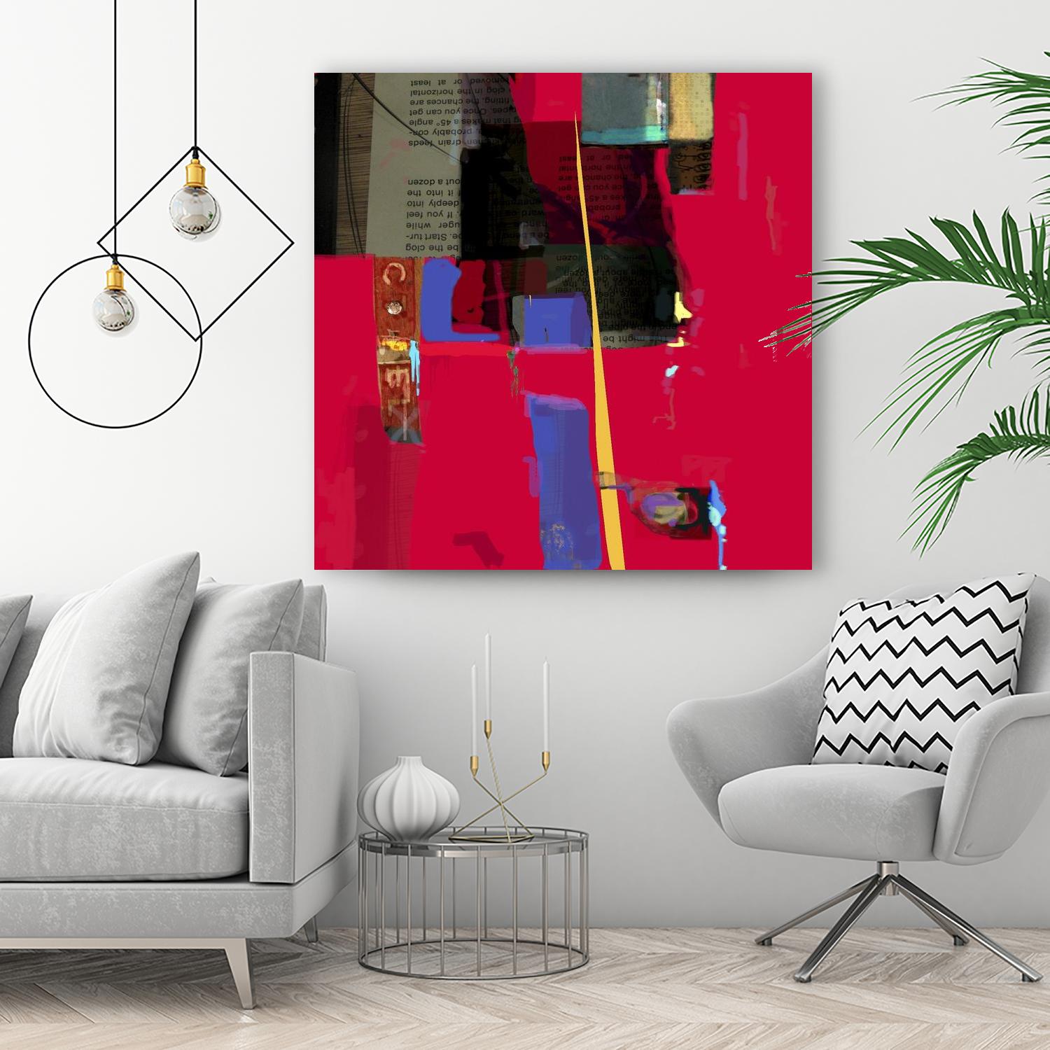 Memories II by Daniel Tollas on GIANT ART - purple abstract