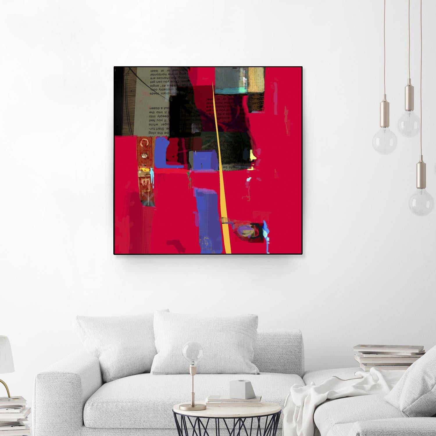 Memories II by Daniel Tollas on GIANT ART - purple abstract