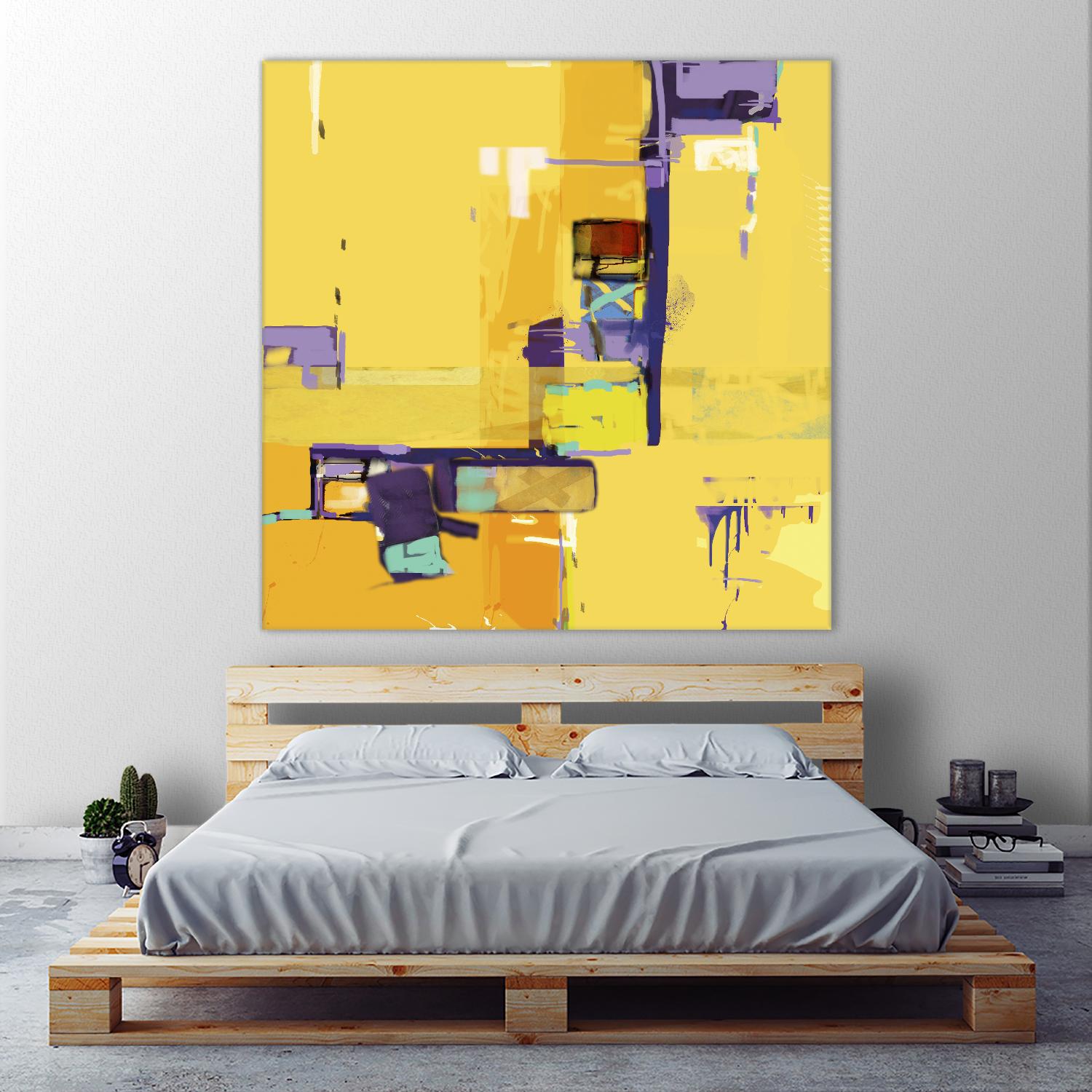 Compromise II by Daniel Tollas on GIANT ART - purple abstract