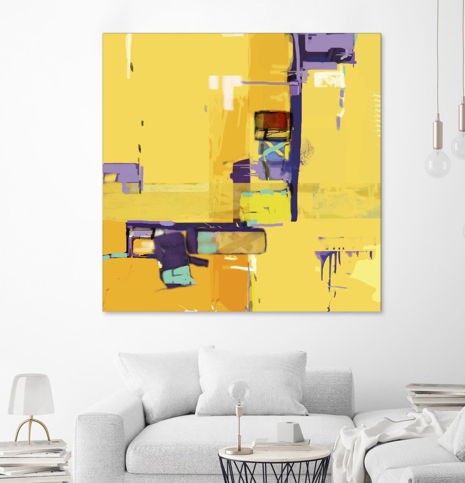 Compromise II by Daniel Tollas on GIANT ART - purple abstract