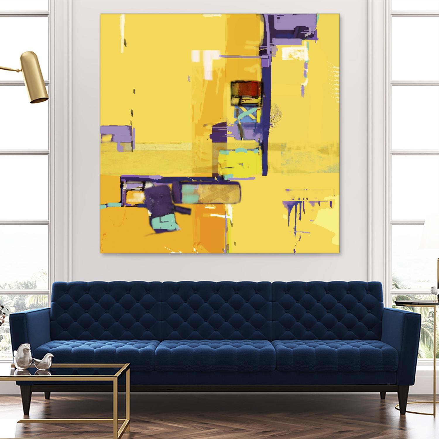 Compromise II by Daniel Tollas on GIANT ART - purple abstract