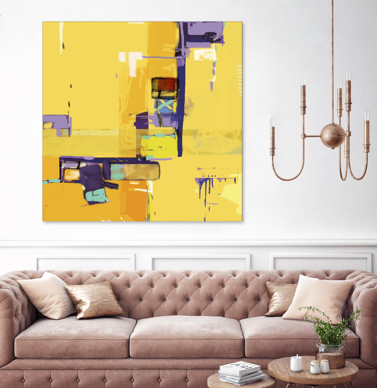 Compromise II by Daniel Tollas on GIANT ART - purple abstract