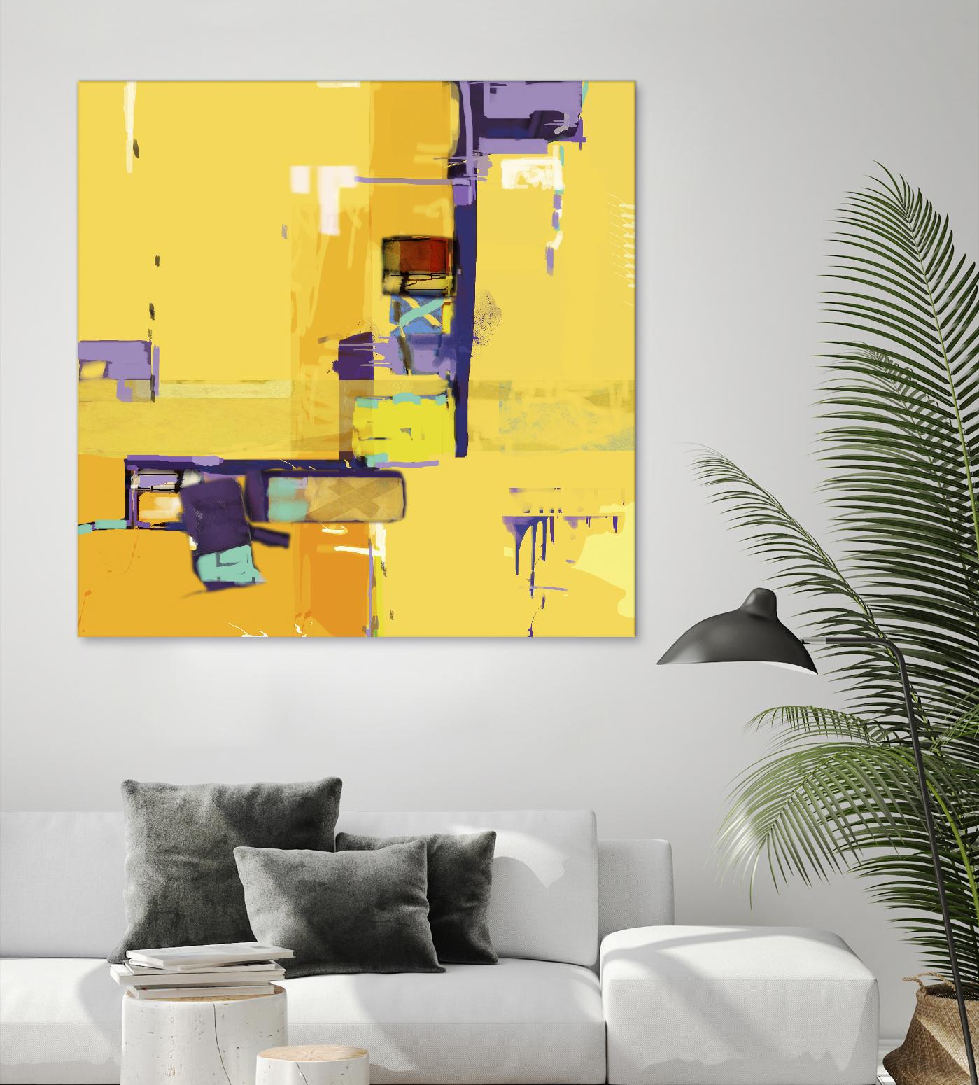 Compromise II by Daniel Tollas on GIANT ART - purple abstract
