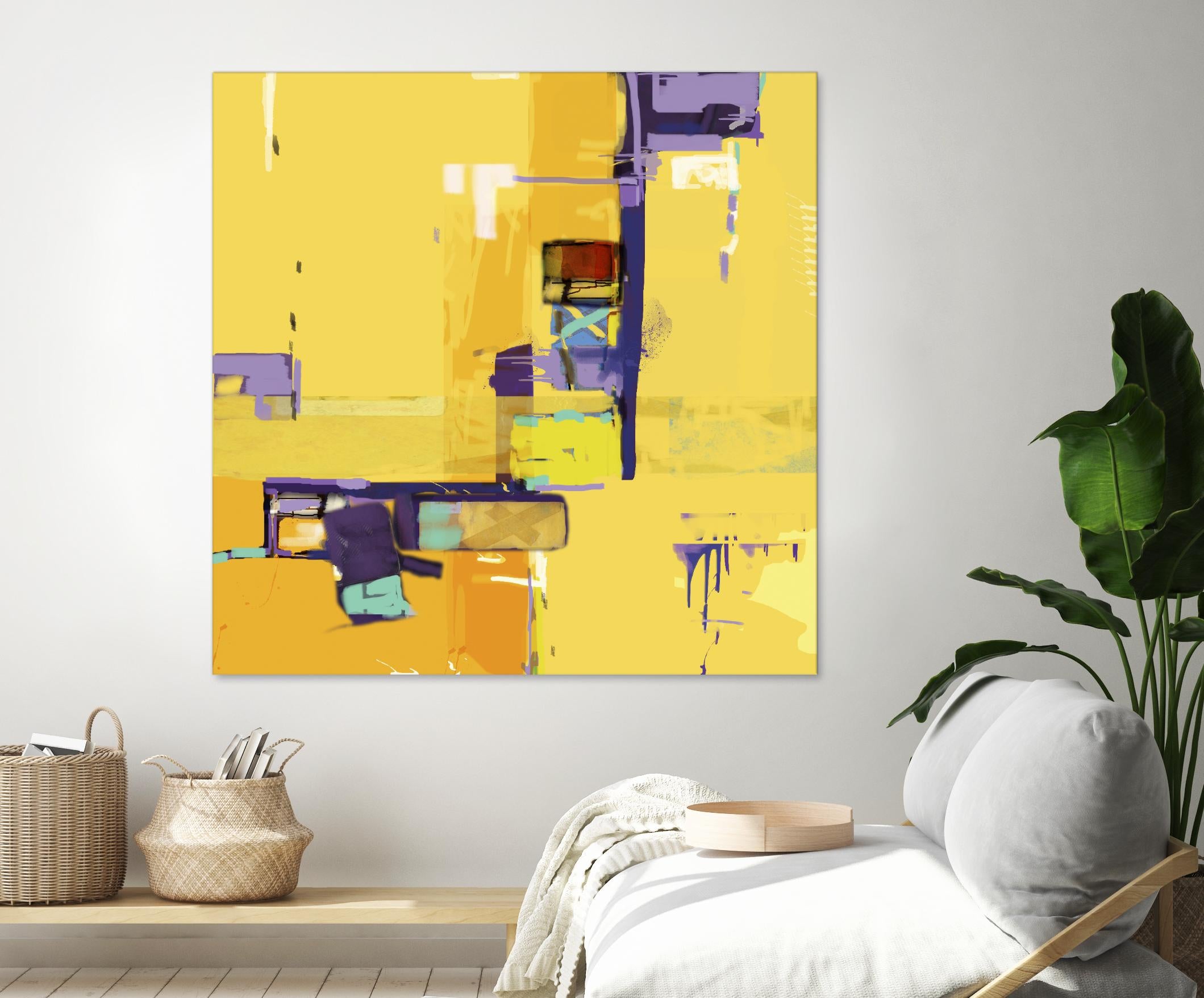 Compromise II by Daniel Tollas on GIANT ART - purple abstract