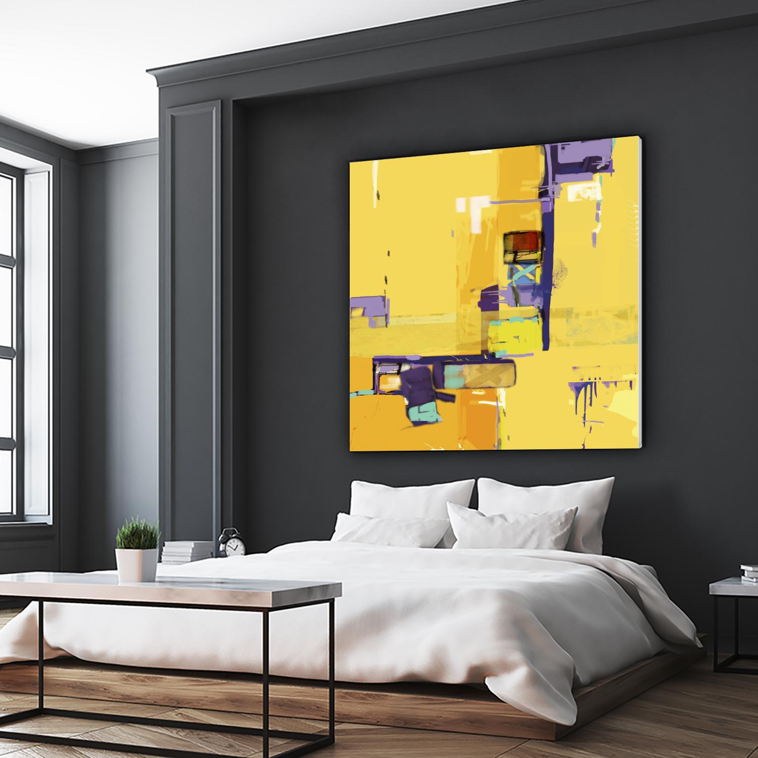 Compromise II by Daniel Tollas on GIANT ART - purple abstract