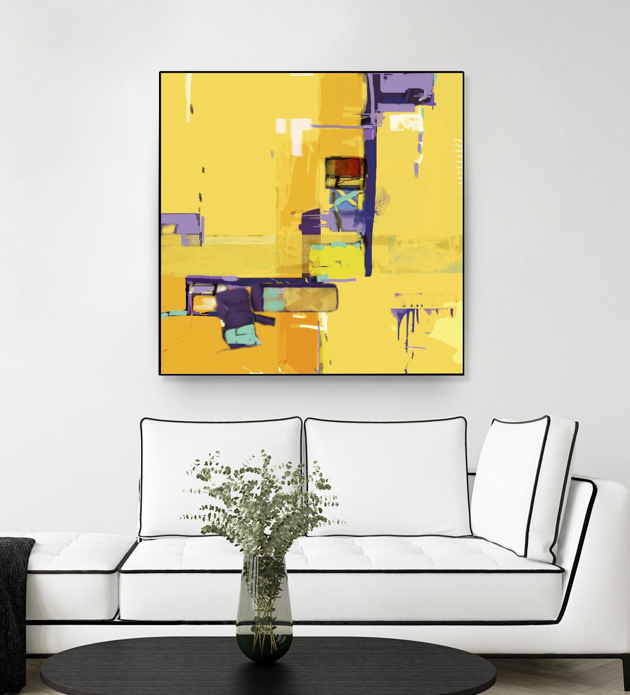 Compromise II by Daniel Tollas on GIANT ART - purple abstract